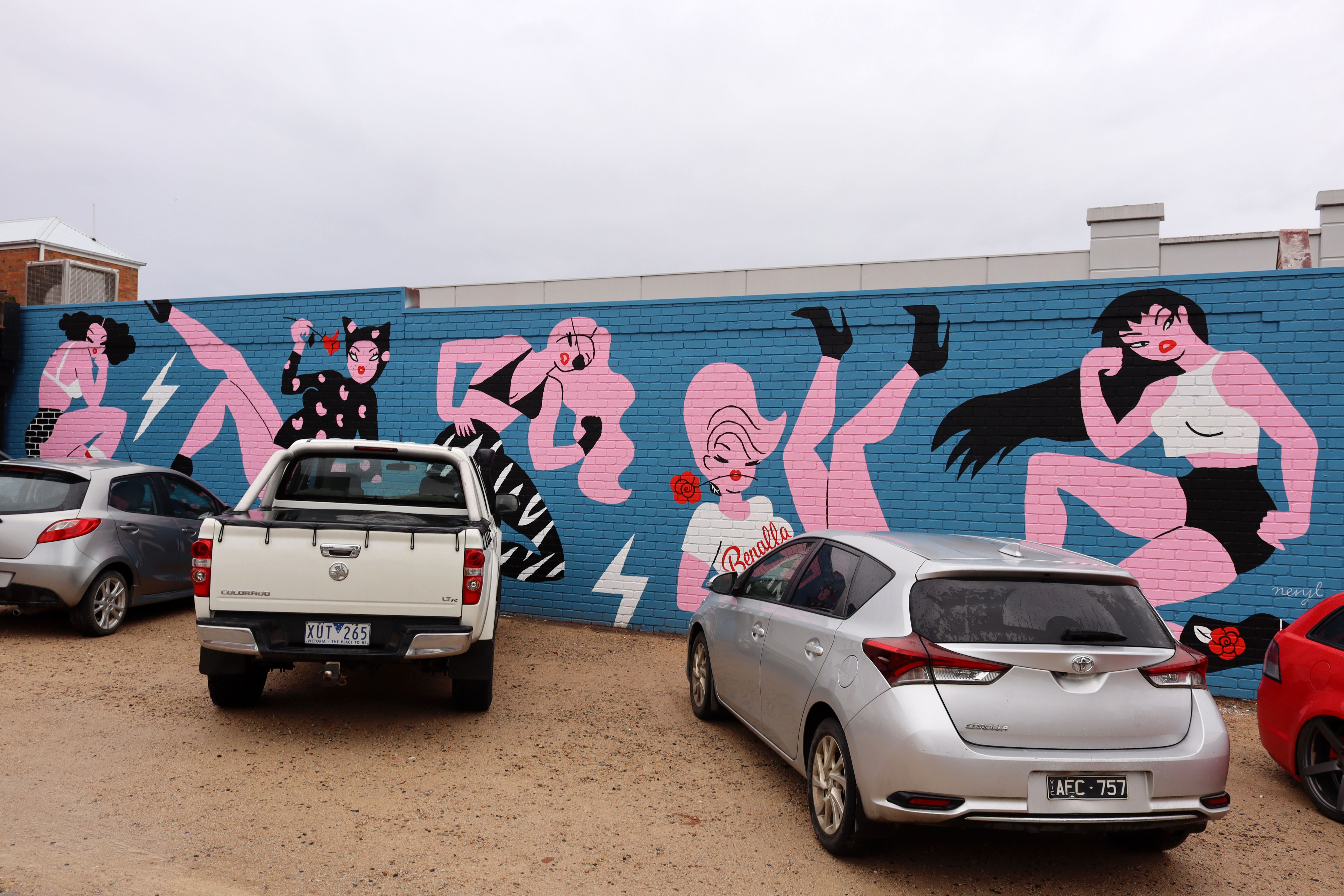 Rose City by Neryl Walker | Street Art NSW