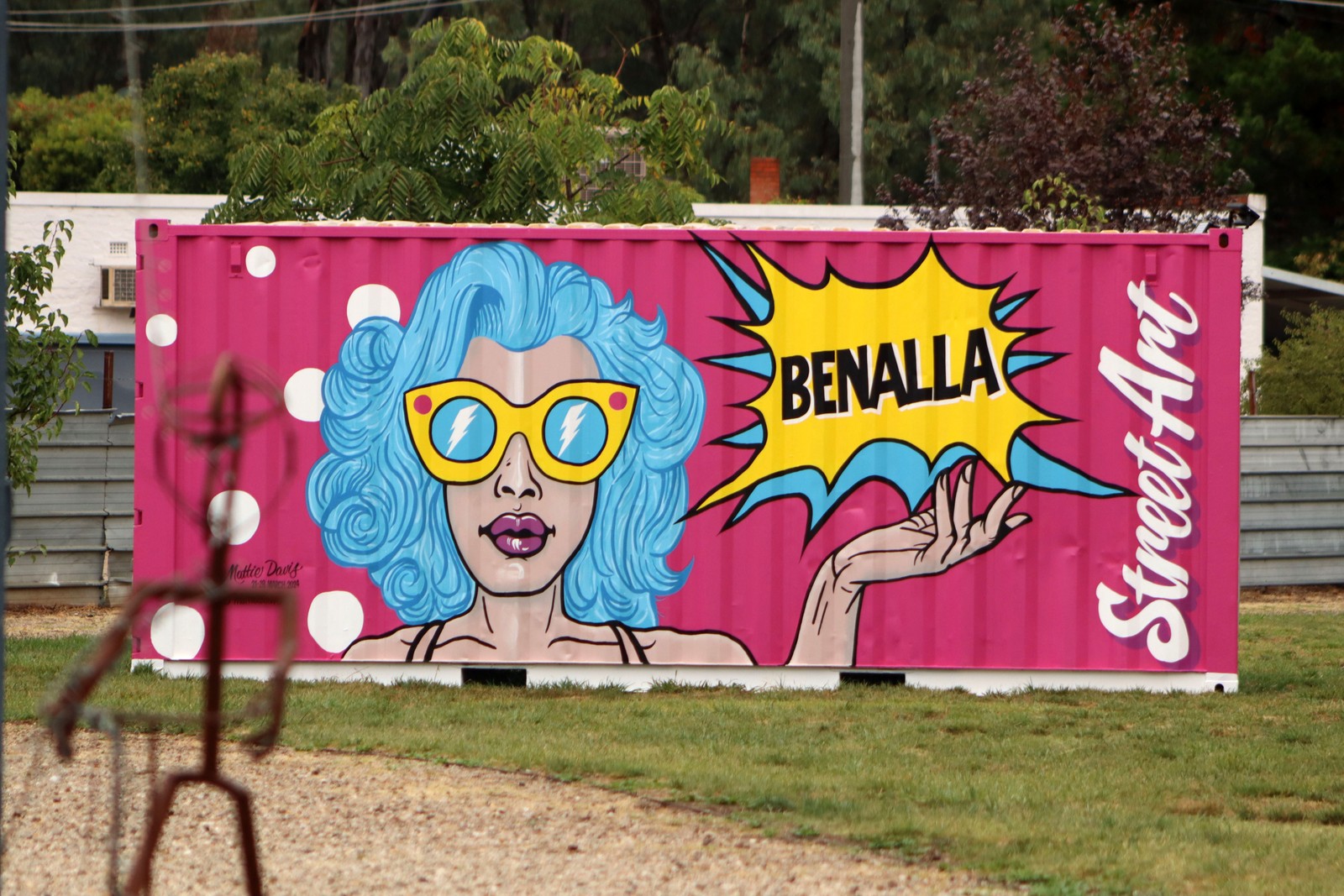 Benalla Street Art by Matthew Davis | Street Art NSW