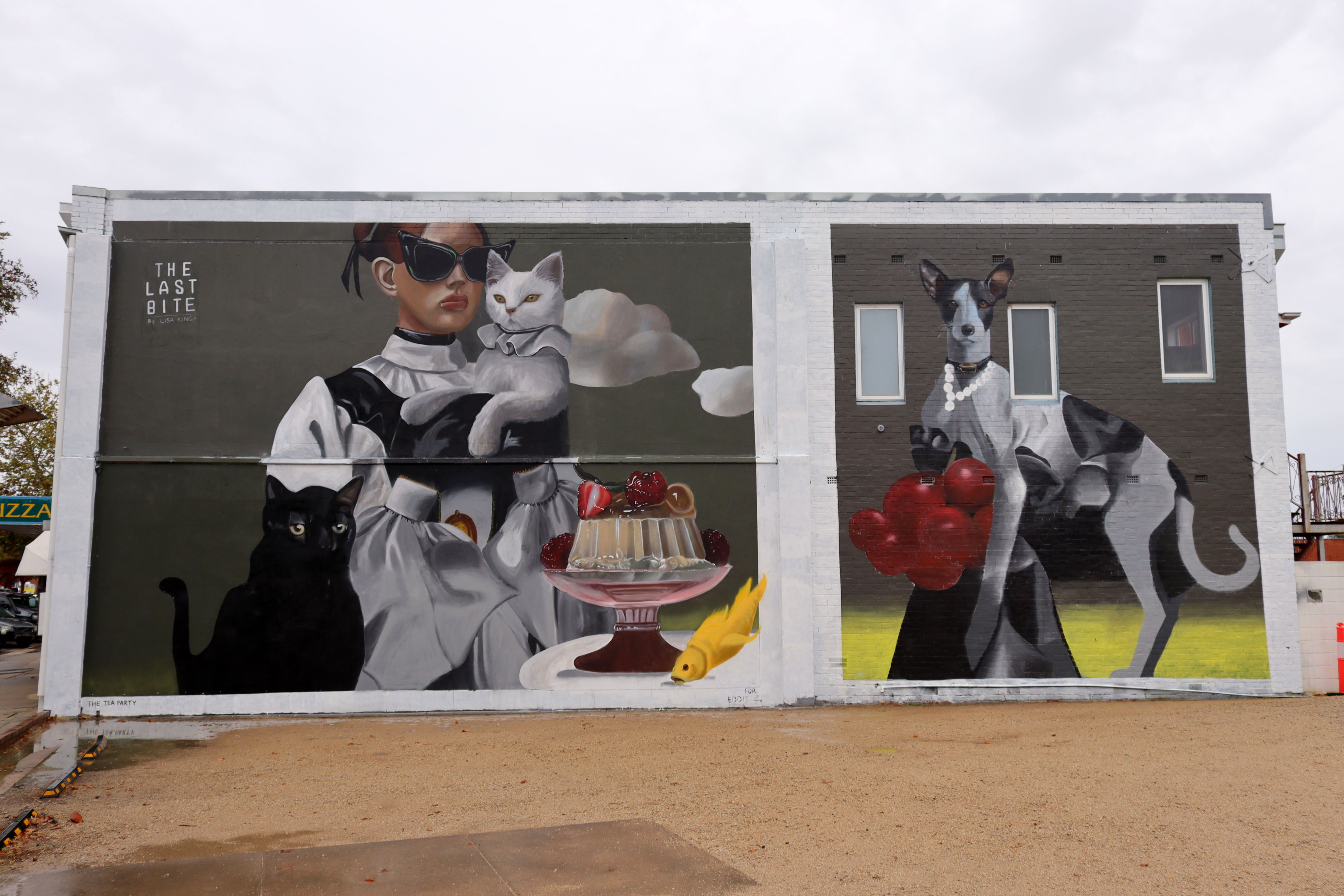 The Tea Party by Lisa King | Street Art NSW