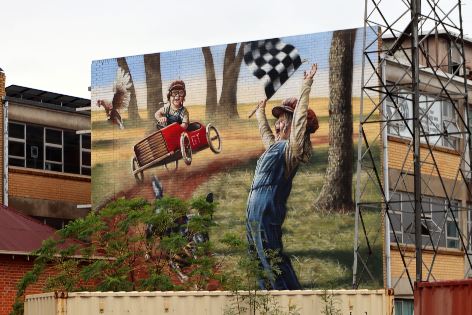 Bear, Atlas, Ollie and Chooky by Tim Bowtell | Street Art NSW