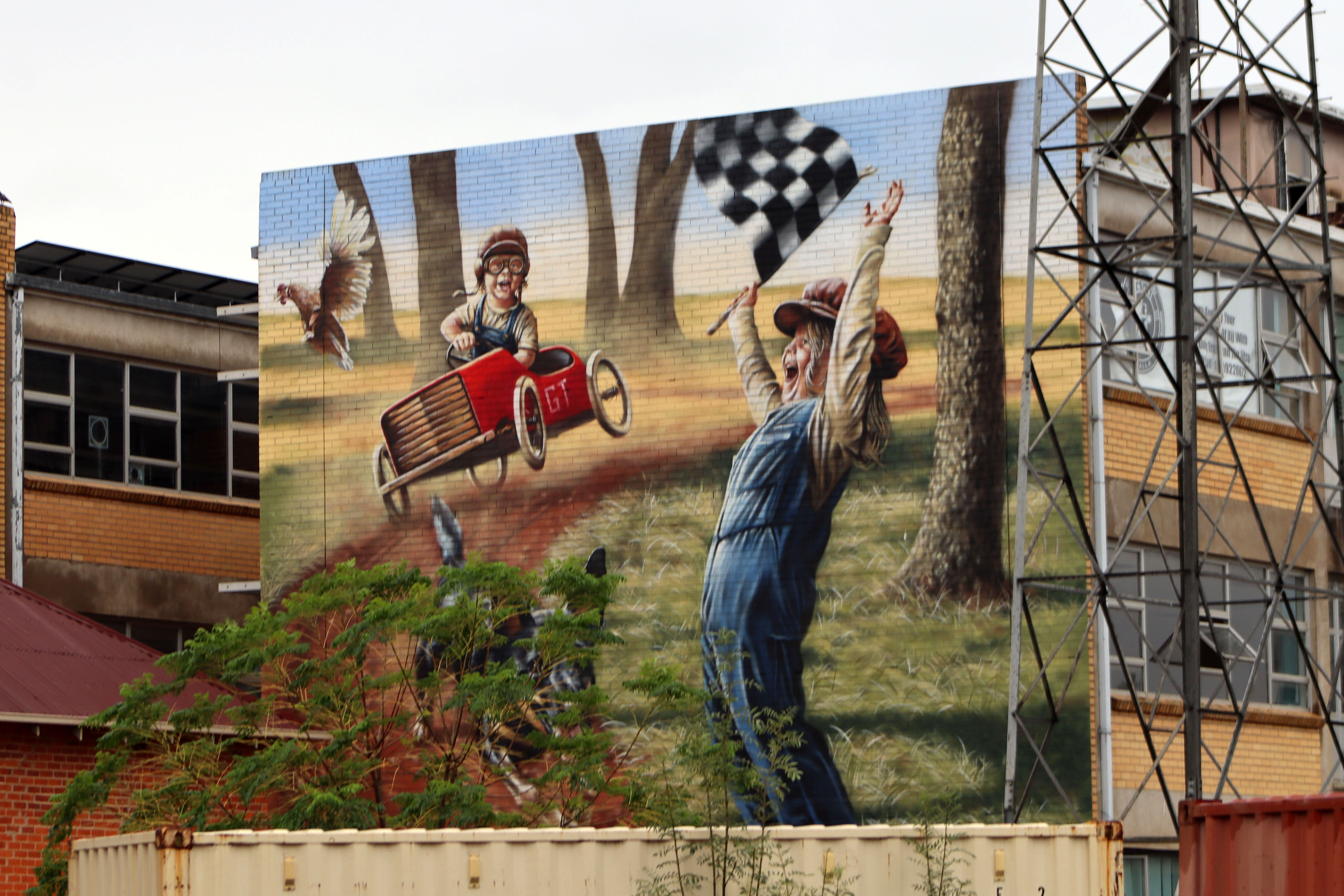 Bear, Atlas, Ollie and Chooky by Tim Bowtell | Street Art NSW