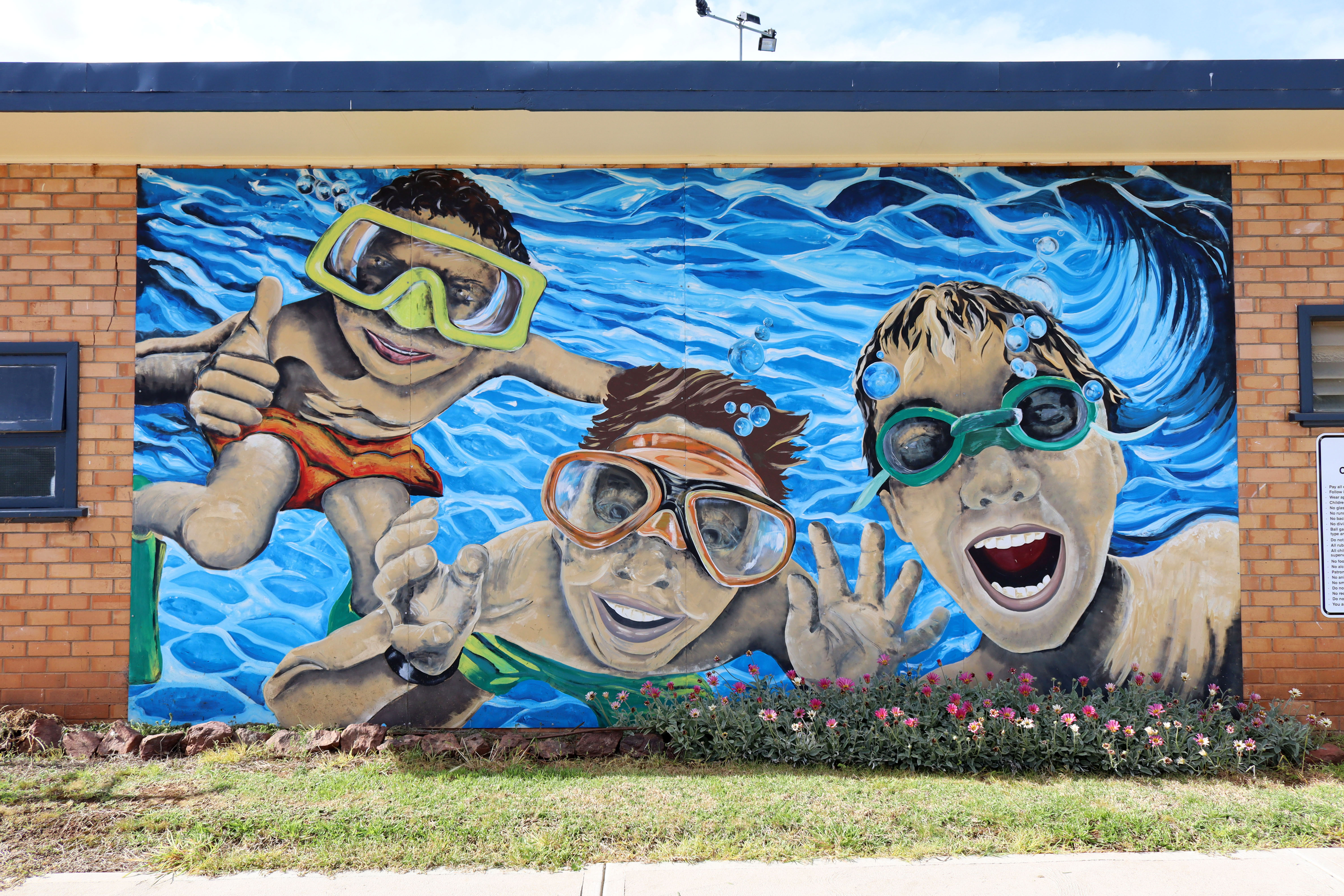 Summer Pool Fun | Street Art NSW