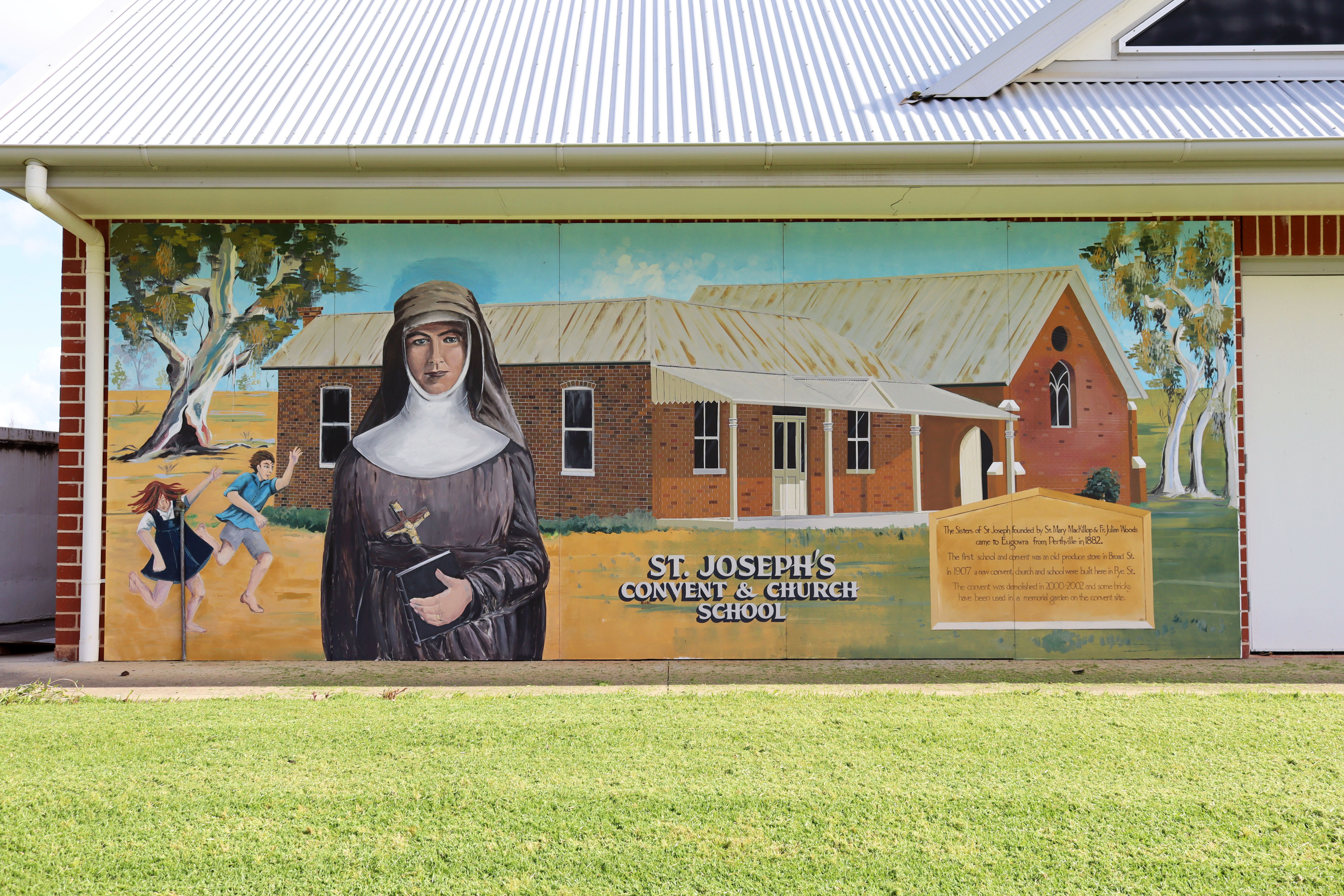 Saint Mary MacKillop & St Josephs | Street Art NSW