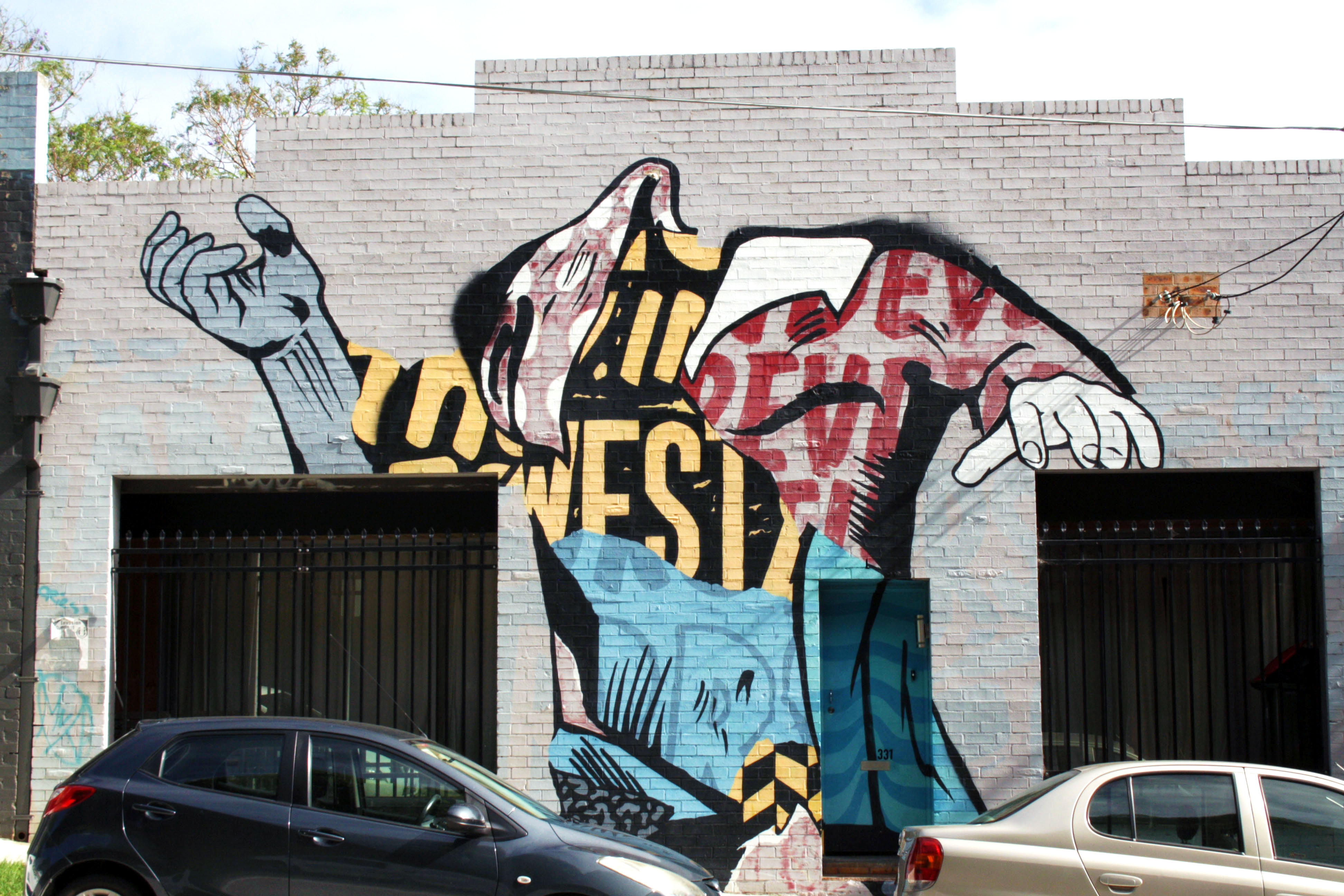 It's Like a Jungle Sometimes by Funskull | Street Art NSW
