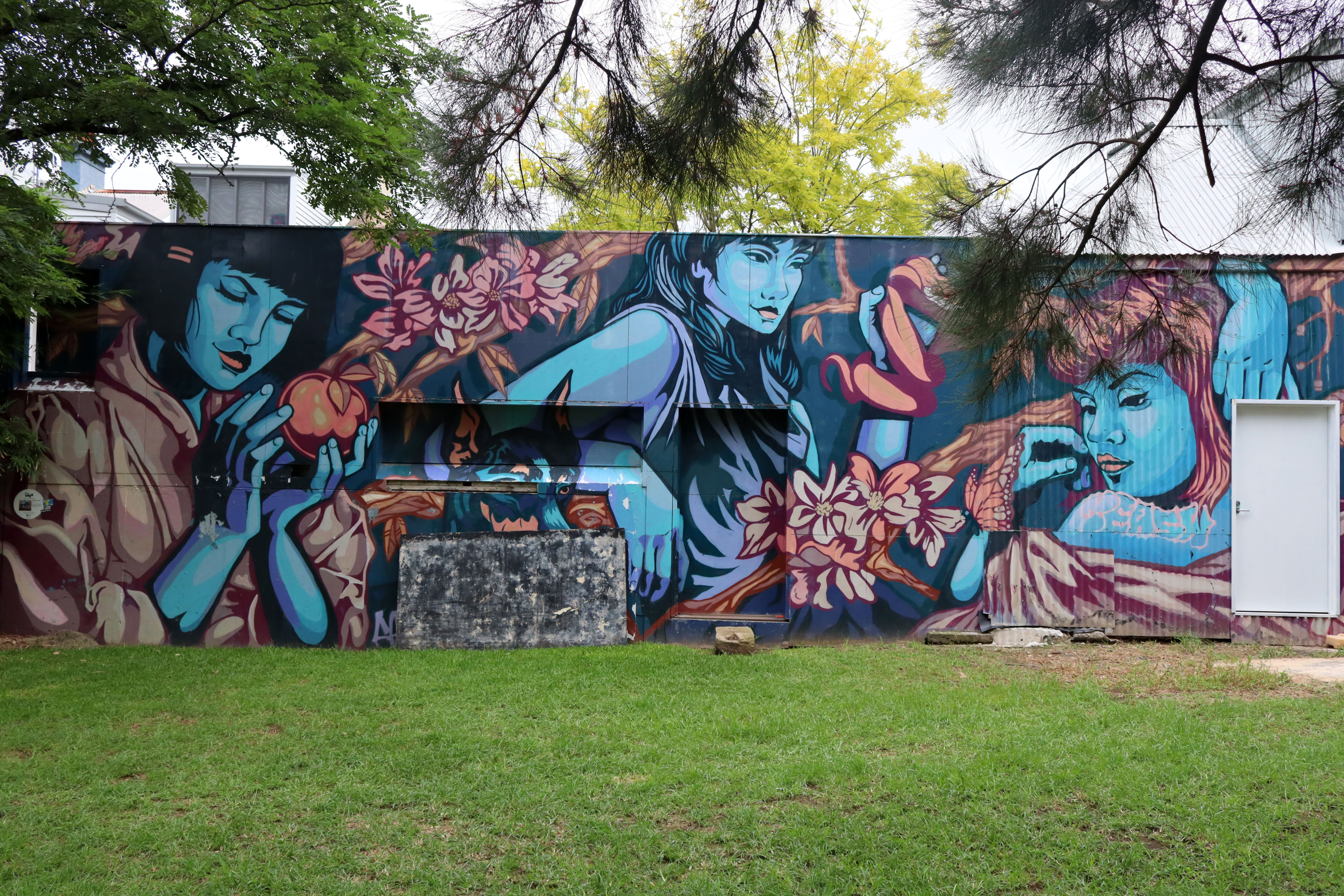 Wyrd Sisters by The OX King | Street Art NSW