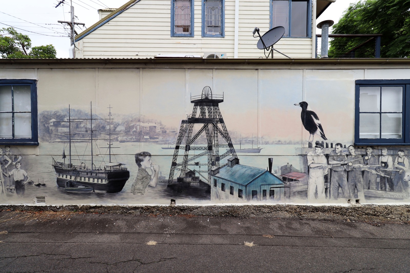 Early Birchgrove/Cockatoo Island Memories by Kelly Wallwork | Street Art NSW