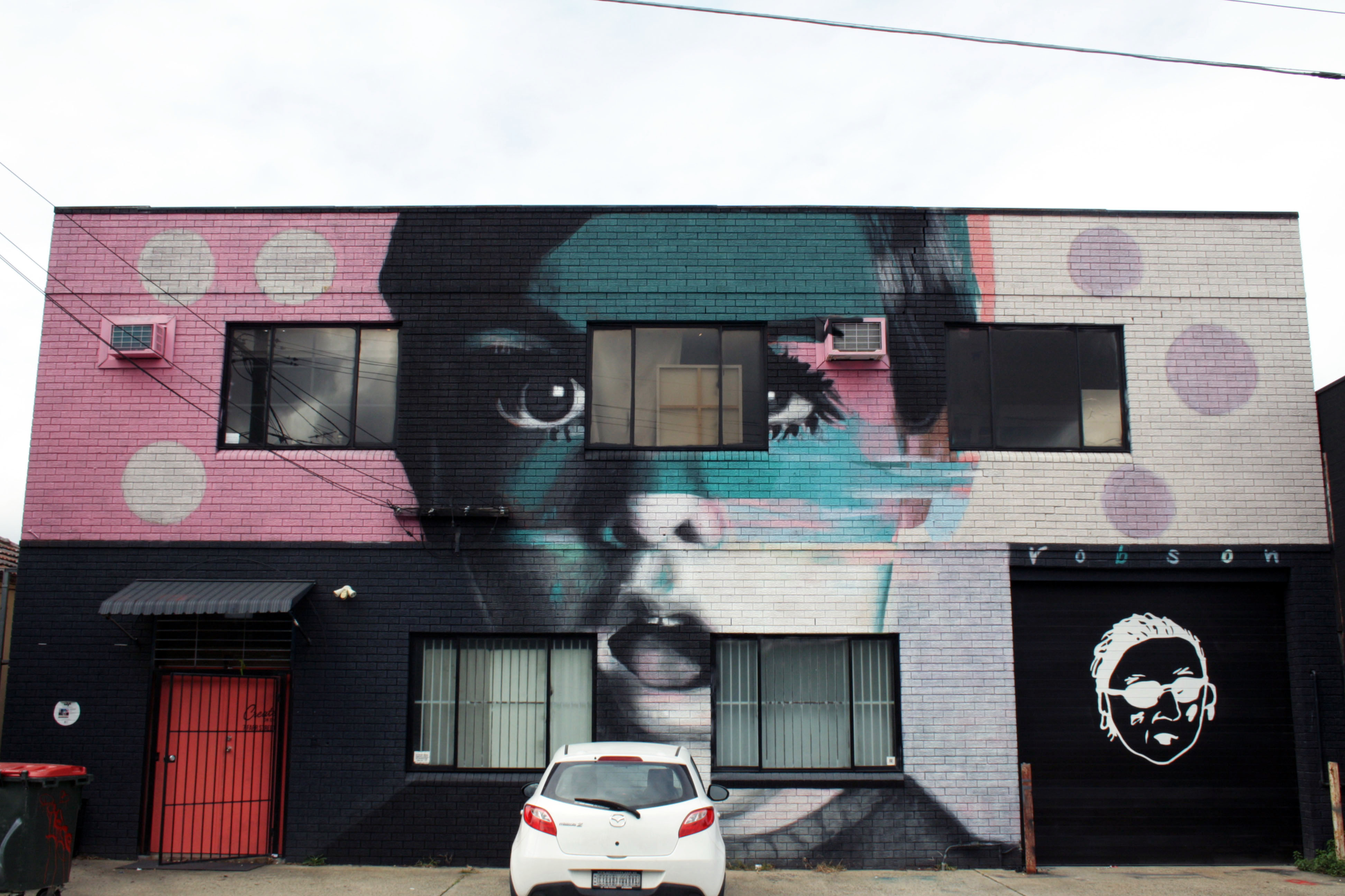 Behind the Pink Curtain by Brad Robson | Street Art NSW