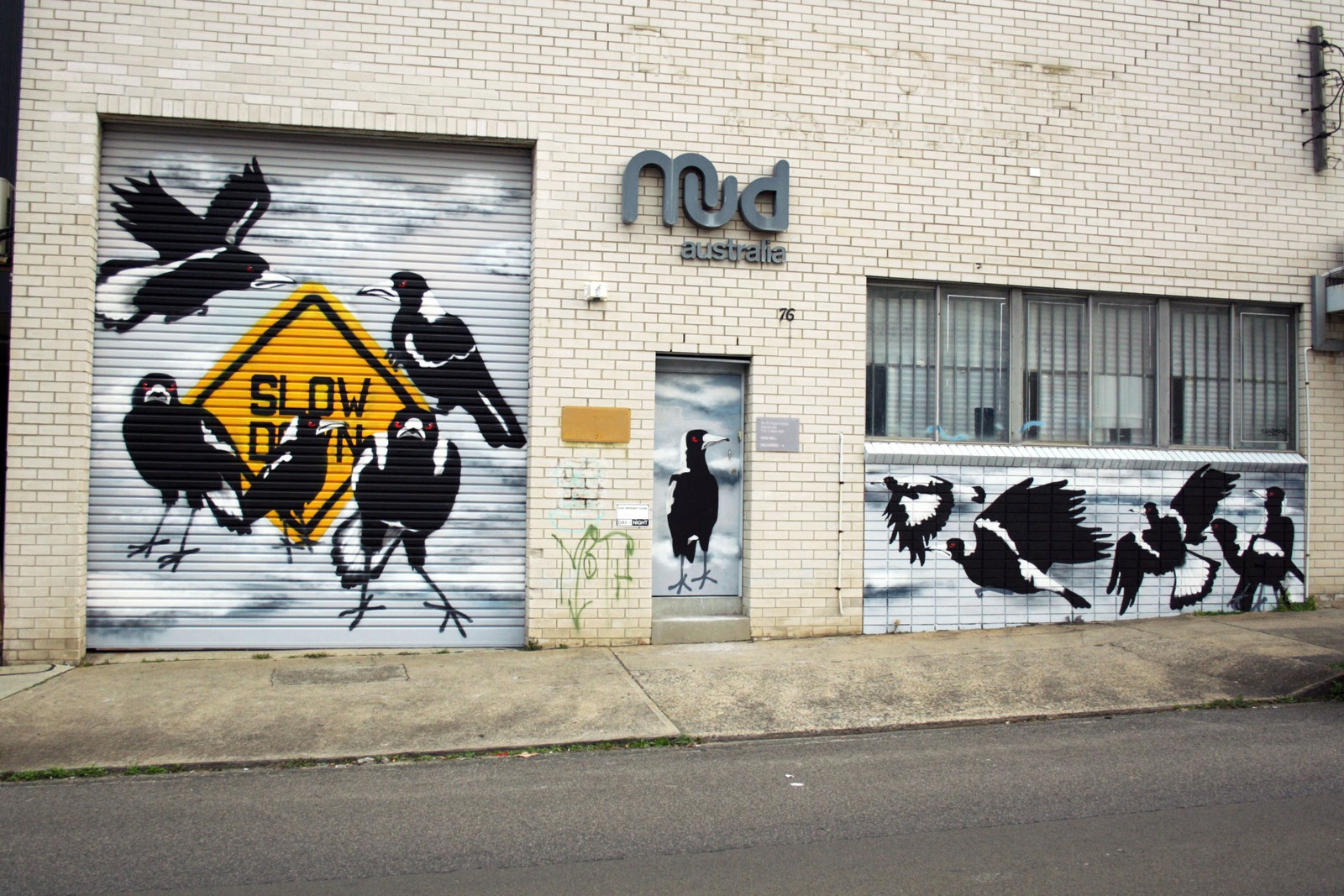 City Feathers by Karen Farmer | Street Art NSW