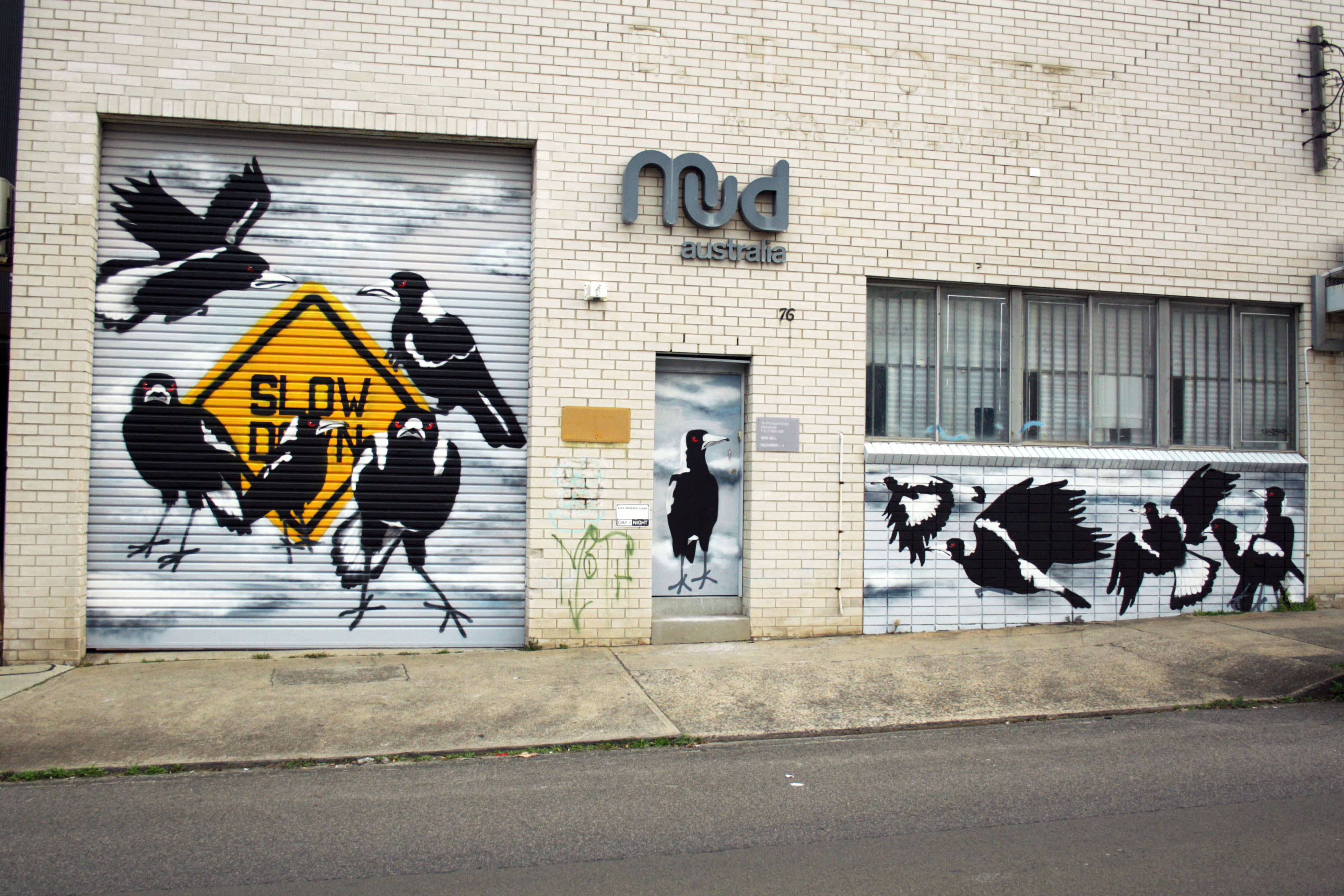 City Feathers by Karen Farmer | Street Art NSW