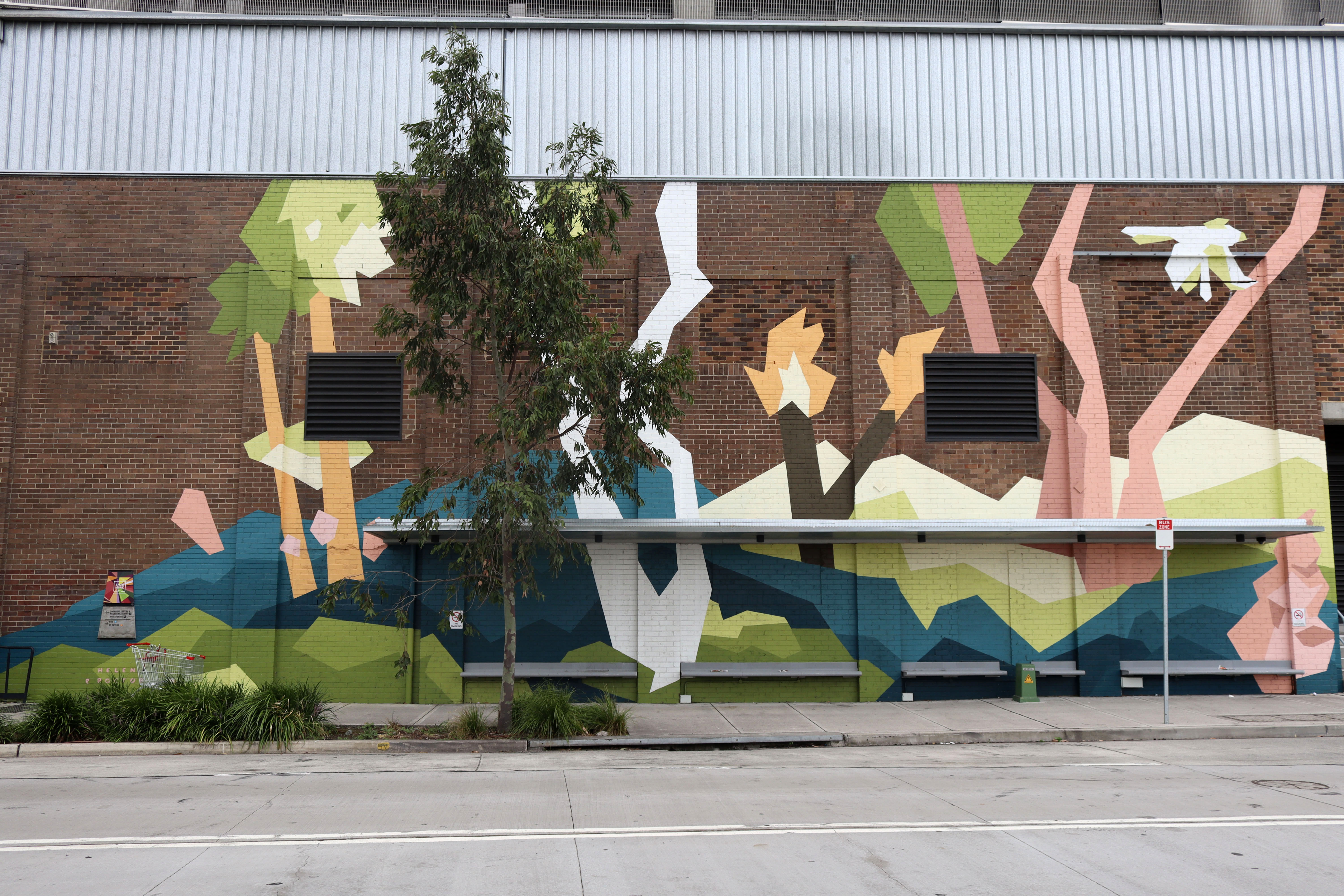 Through the Trees by Helen Proctor | Street Art NSW