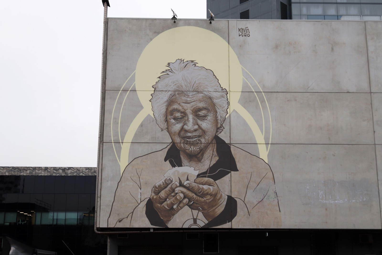 Whero O Te Rangi Bailey by Kevin Ledo | Street Art NSW