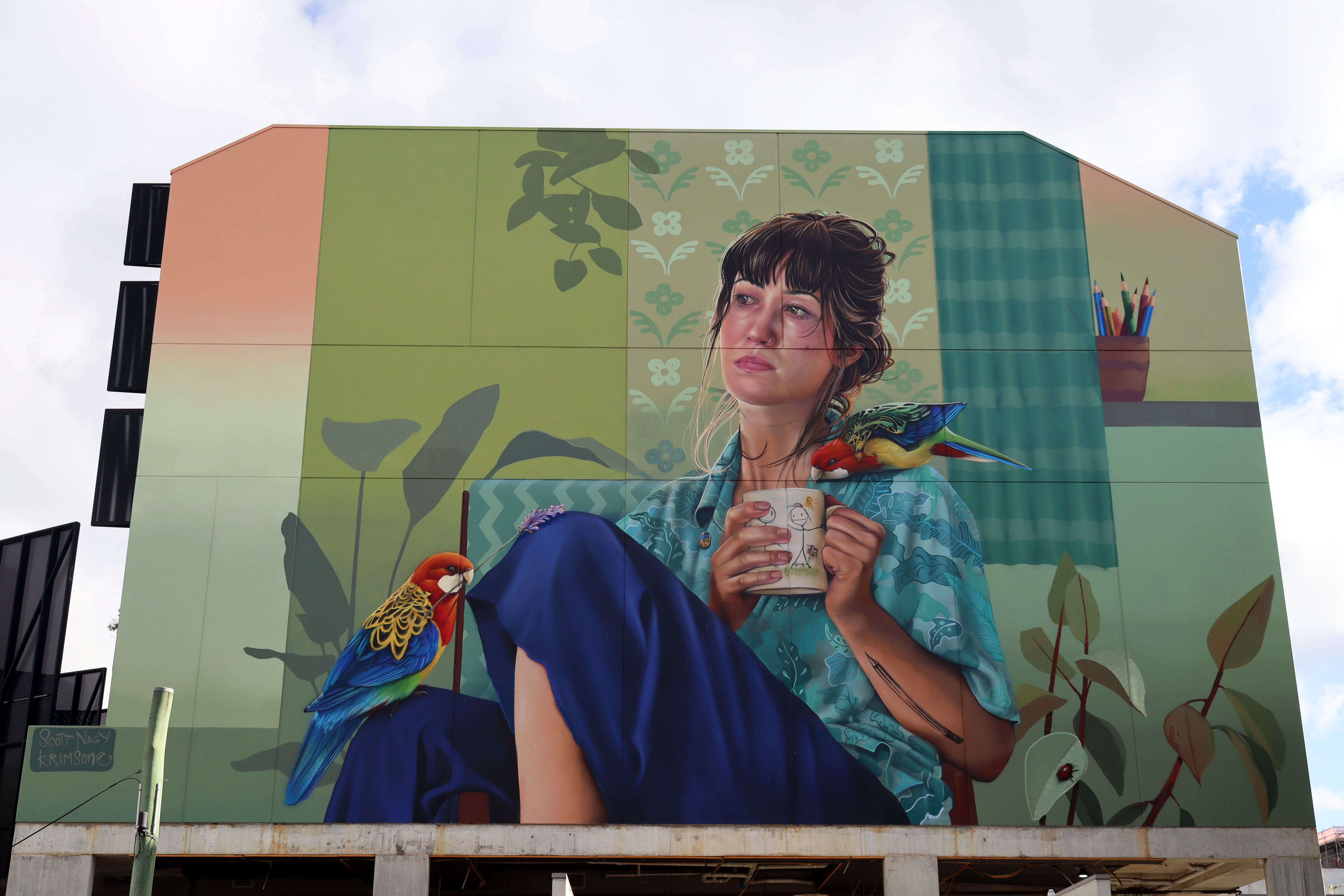 Portrait of George Rose by Scott Nagy | Street Art NSW