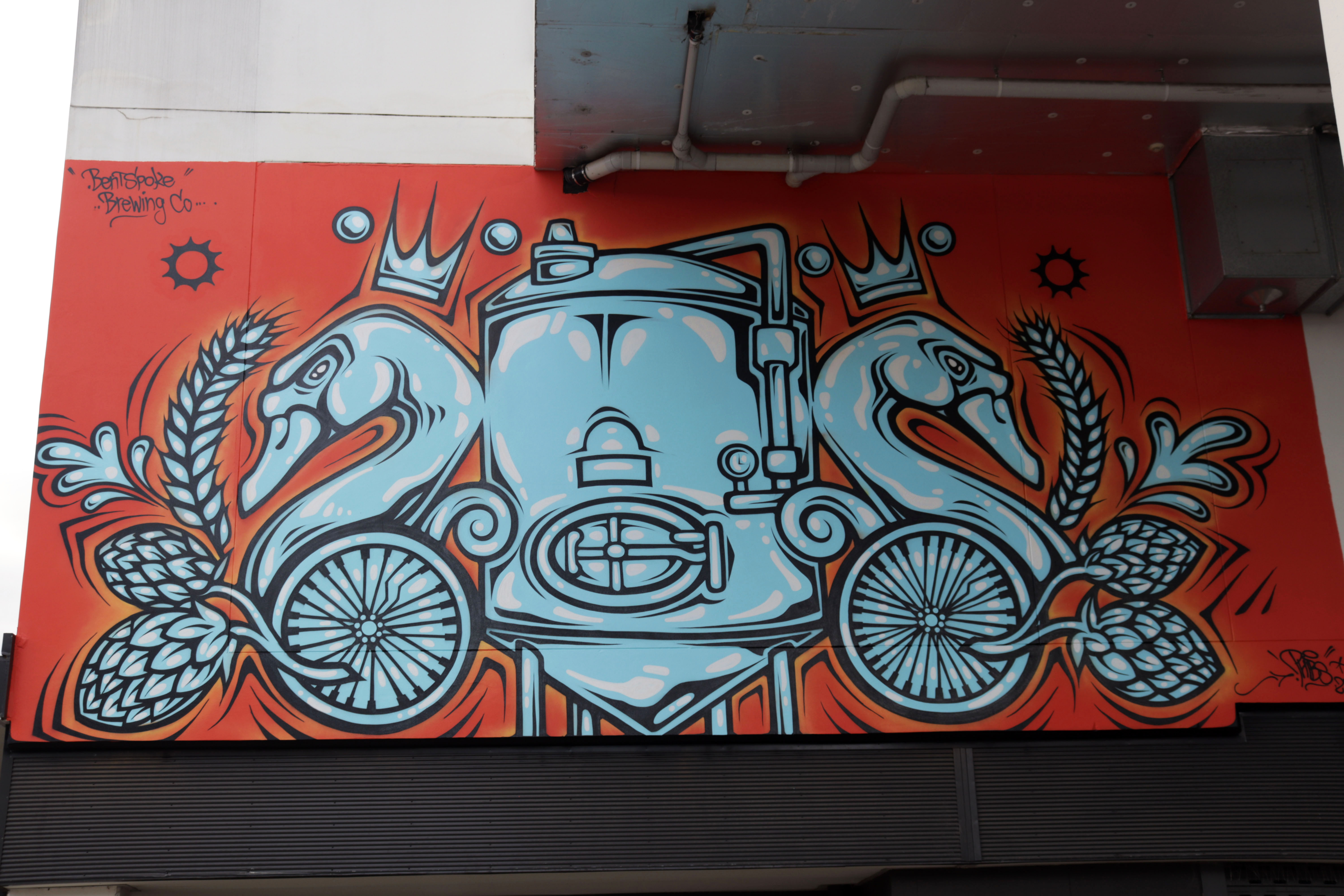 Bentspoke by Phibs | Street Art NSW