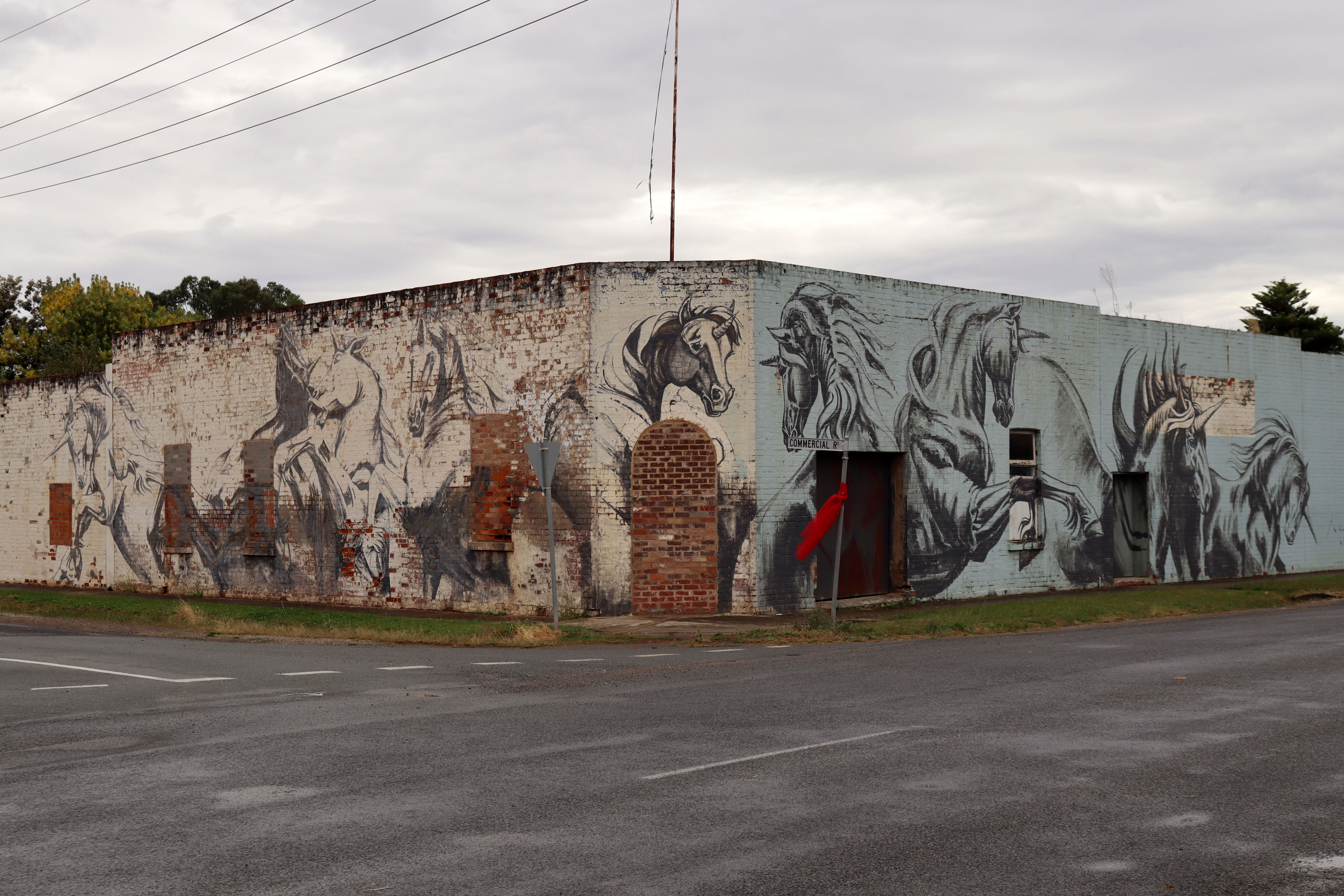 Stampede of Unicorns by Kaffeine | Street Art NSW