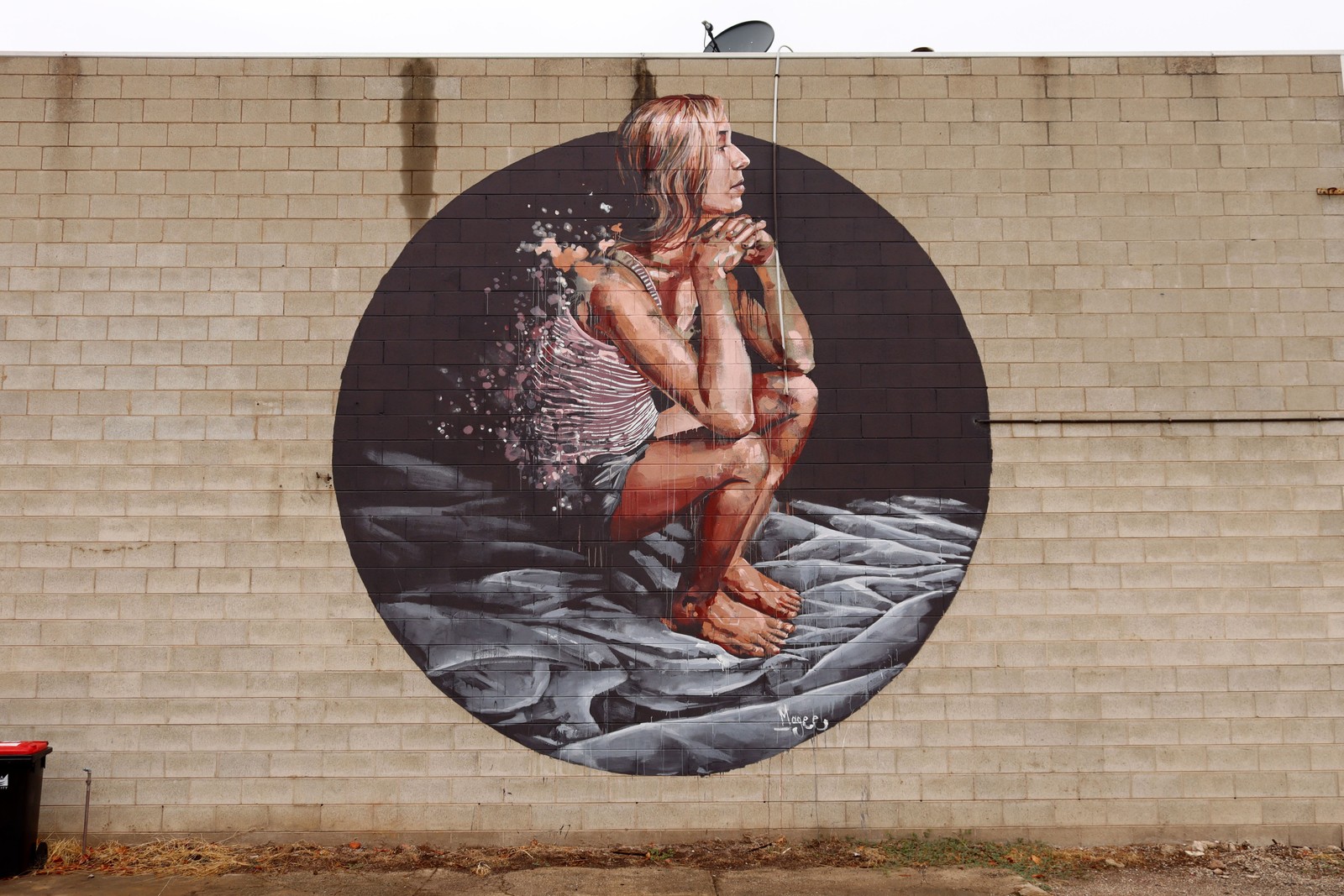 Waves by Fintan Magee | Street Art NSW