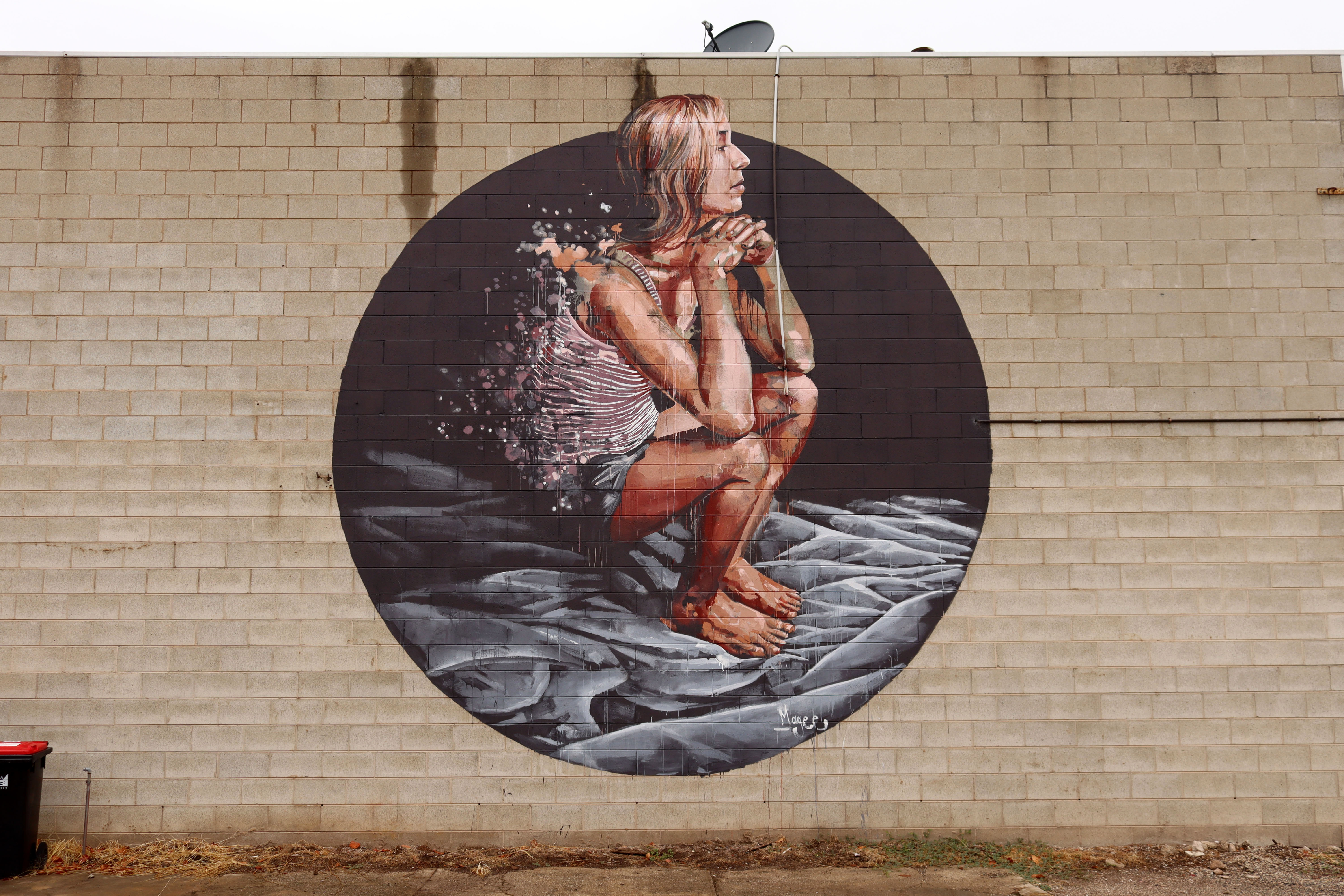 Waves by Fintan Magee | Street Art NSW