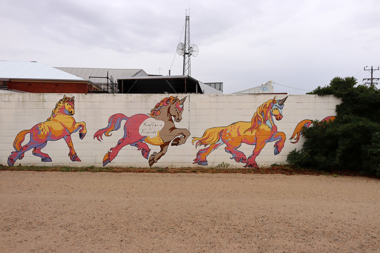 Ice Cream Unicorns by Kaffeine | Street Art NSW
