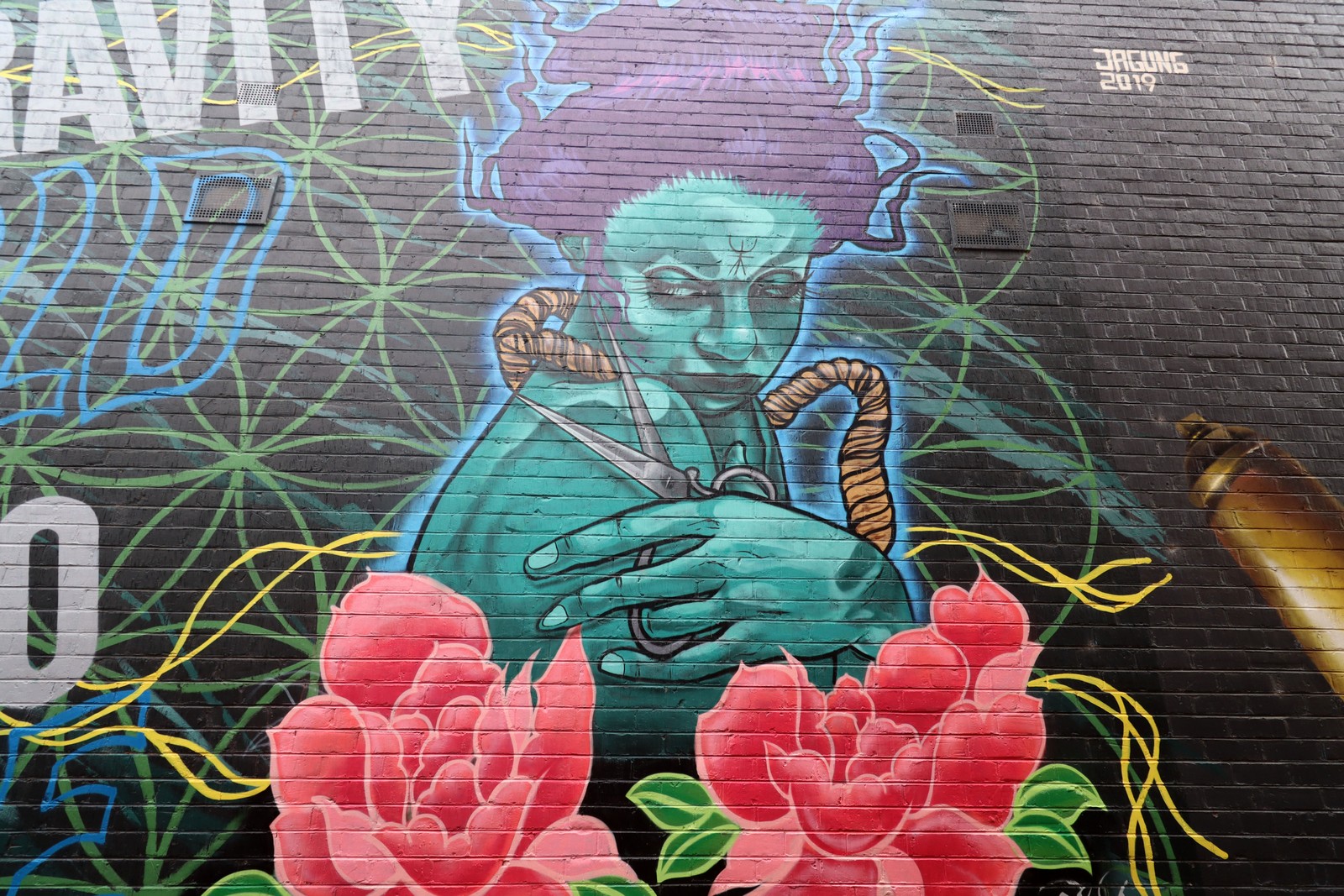 Gravity Hold Onto Me by Clinton Levy | Street Art NSW
