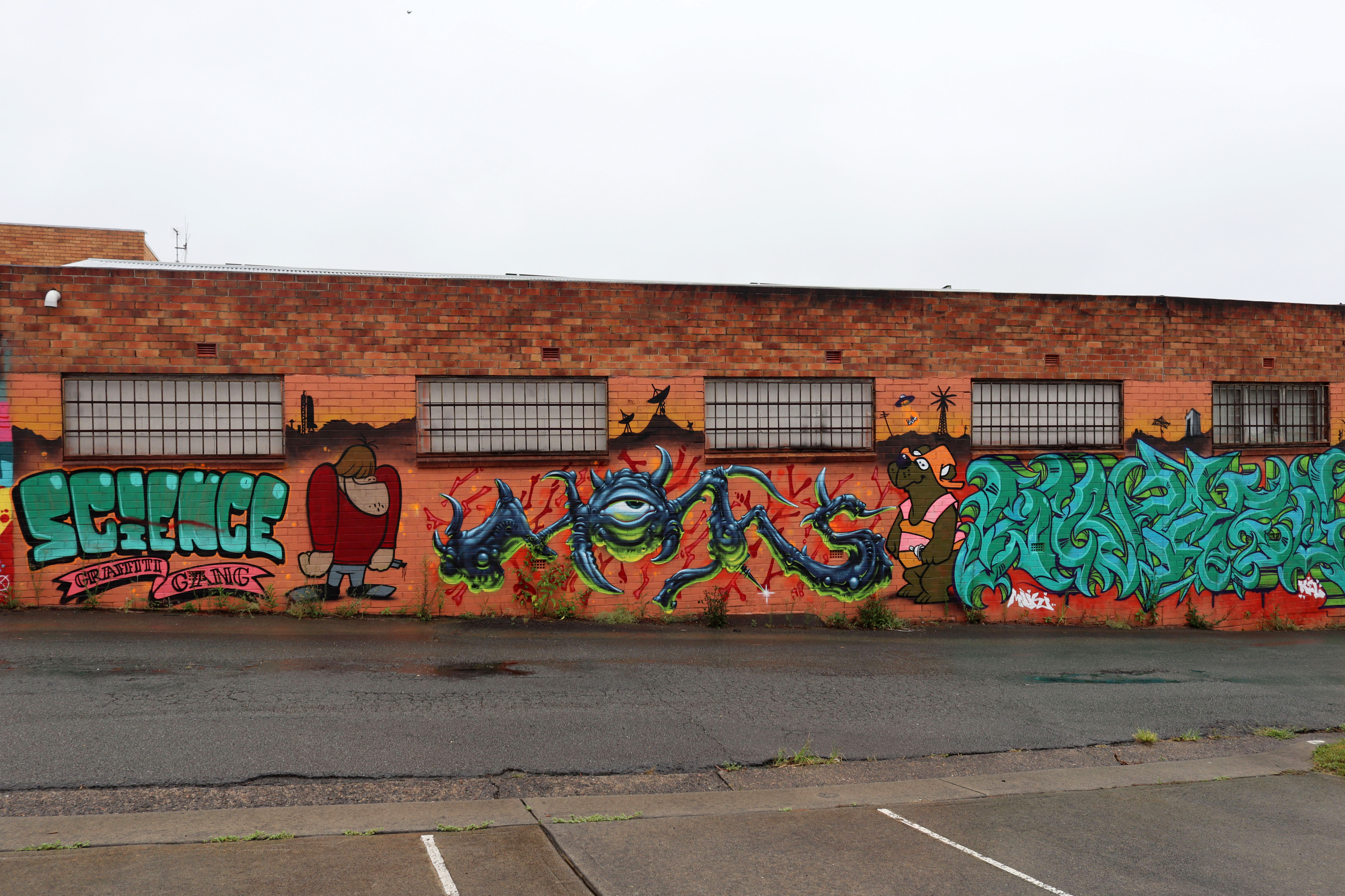 Science Graffiti Gang | Street Art NSW
