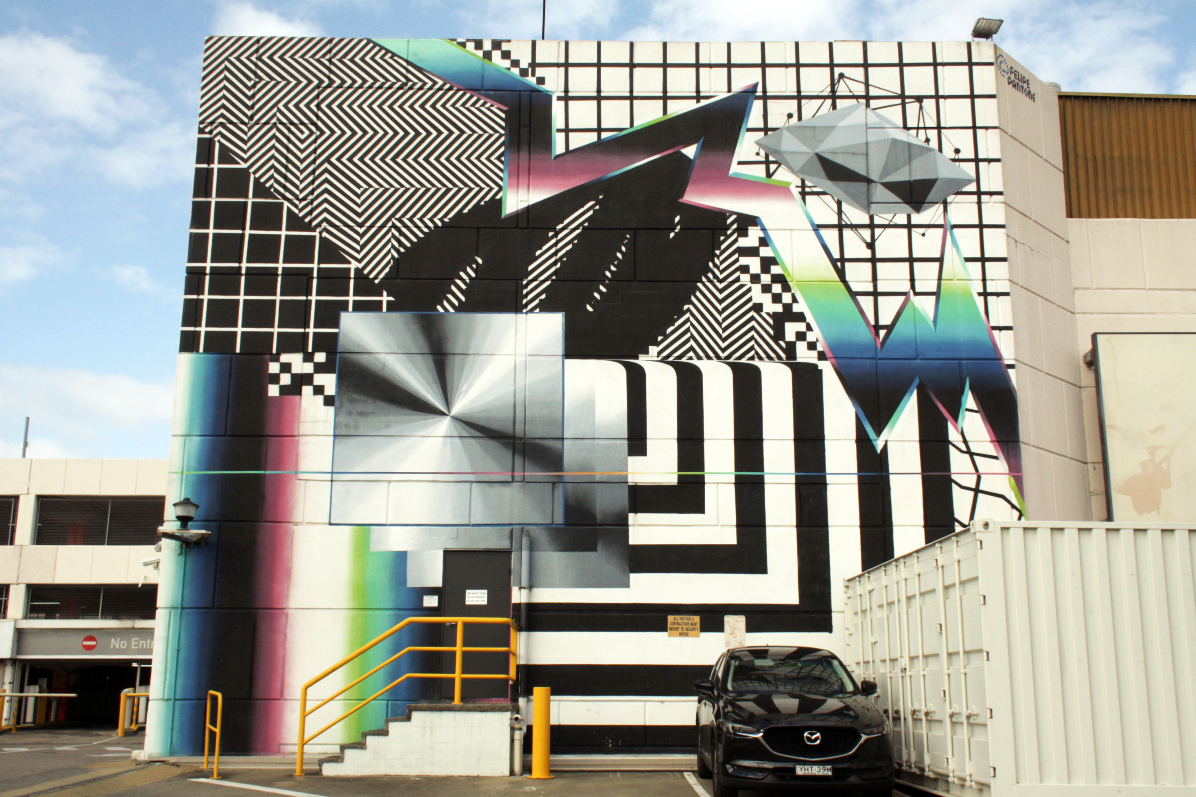 Untitled by Felipe Pantone | Street Art NSW