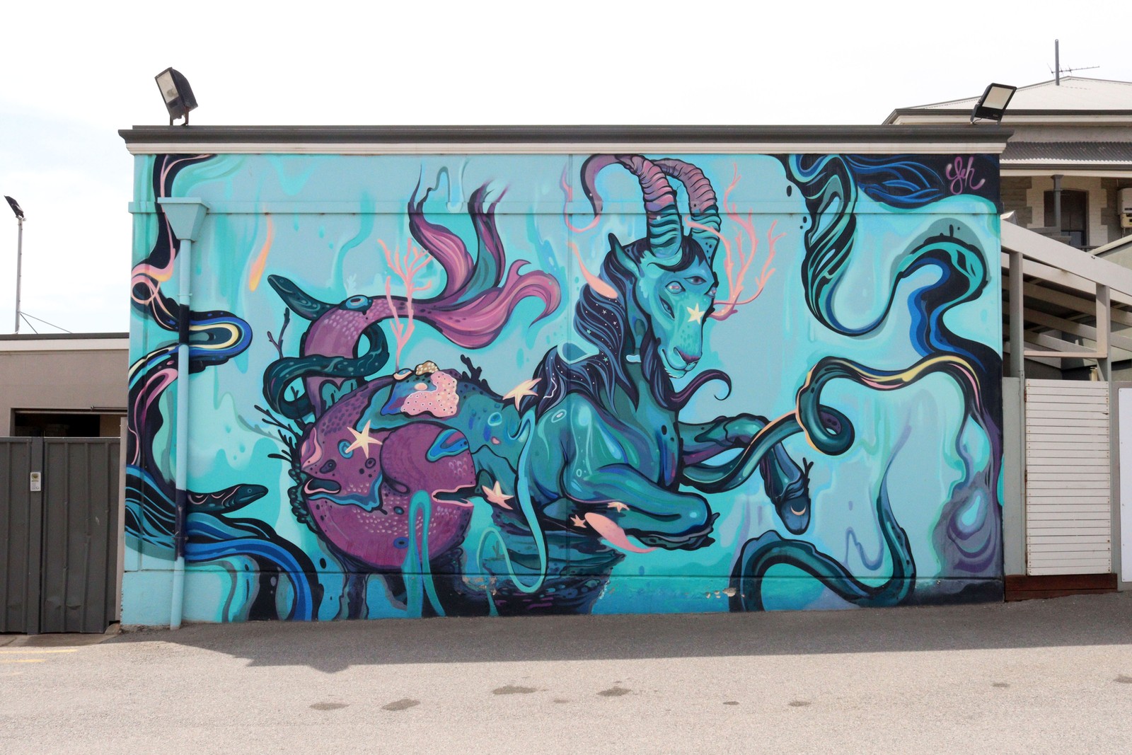 Capricorns by Sarah Boese | Street Art NSW