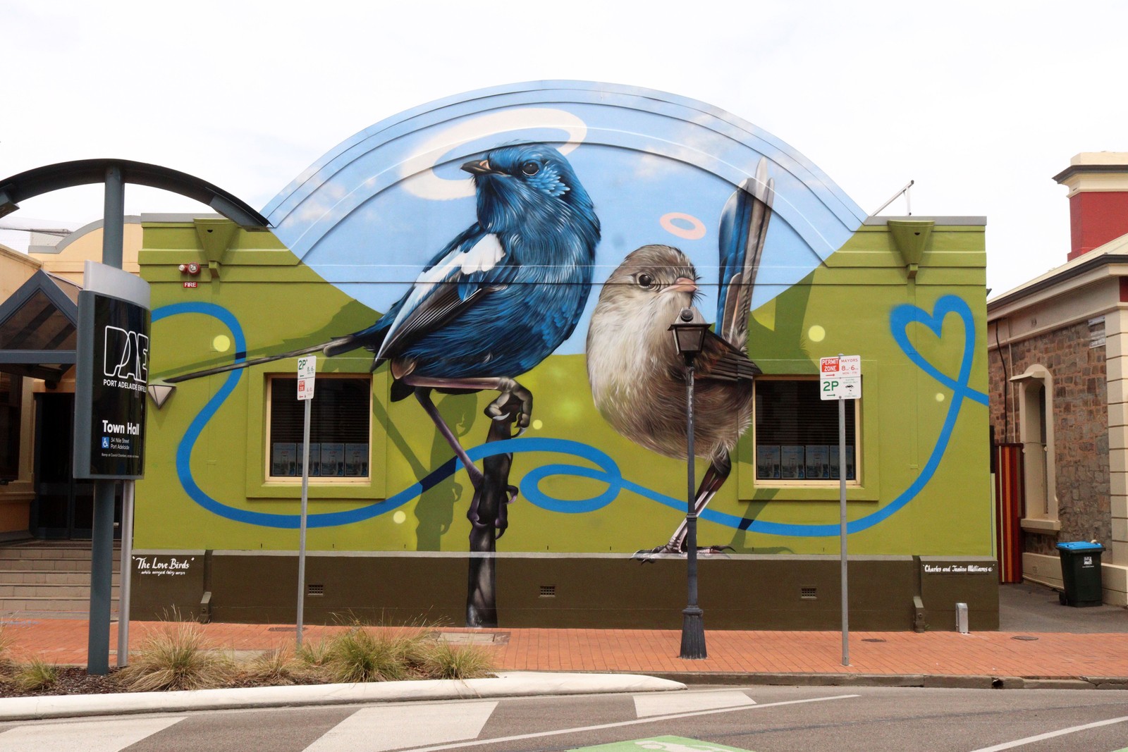 The Love Birds by Charles Williams | Street Art NSW