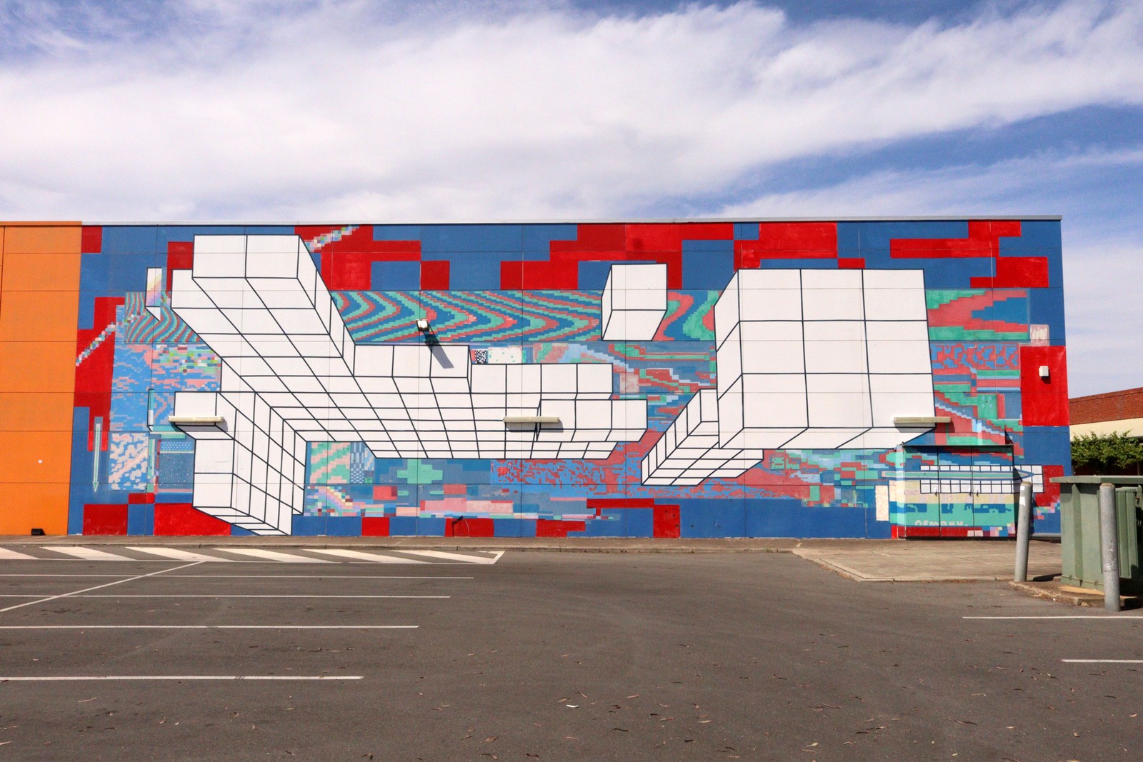 Glitch Interferences by Demsky | Street Art NSW