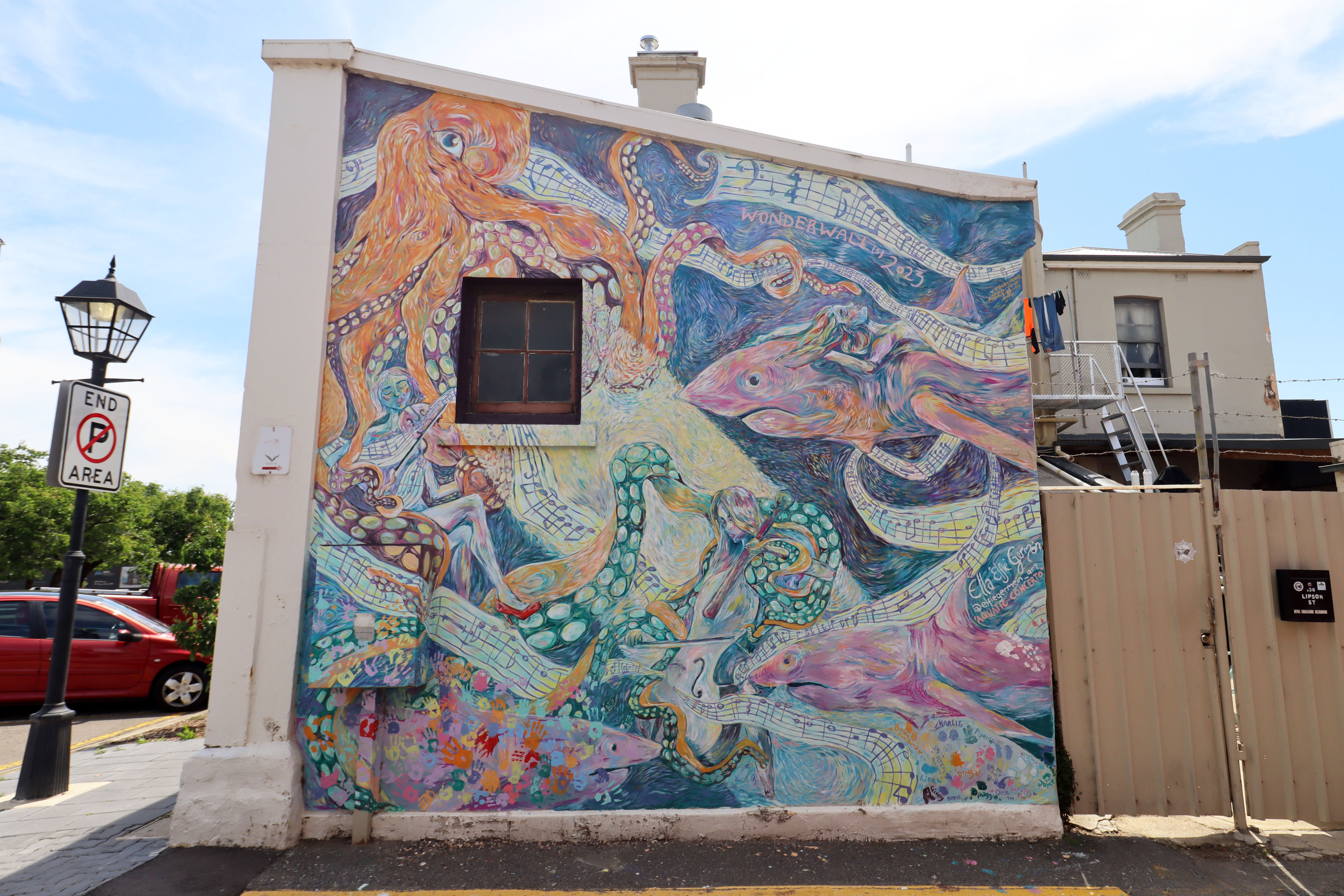 Aquatic Concerto by Ella Germain | Street Art NSW