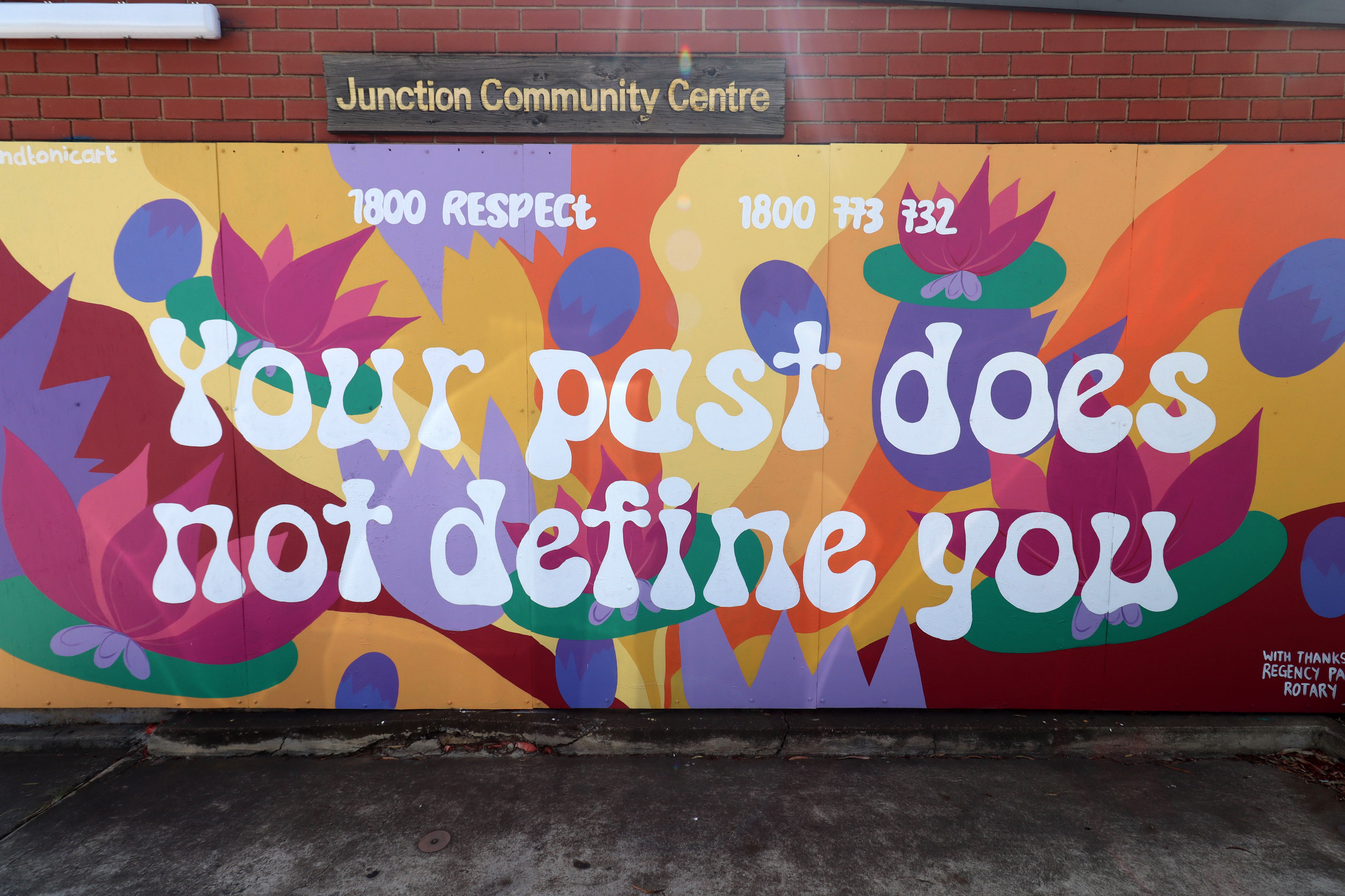 Your Past Does Not Define You by Gen + Tonic Art | Street Art NSW