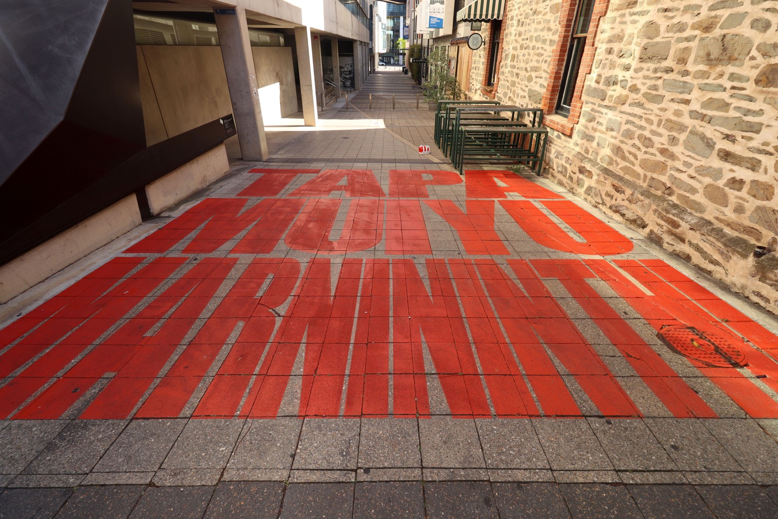 Tapa Muiyu Marnininthi by Vernon Ah Kee | Street Art NSW