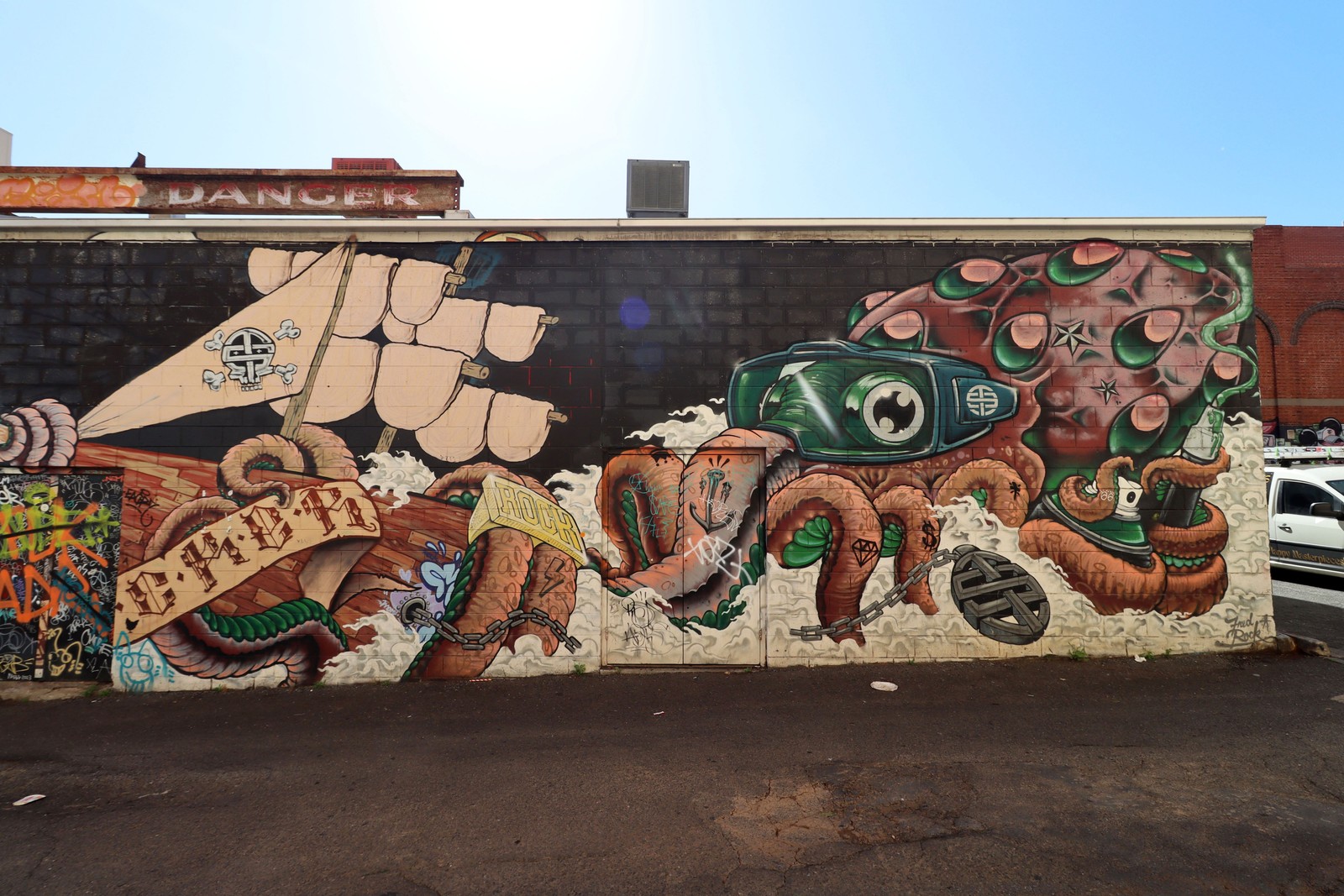 Davy Jones Rocker by Fred Rock | Street Art NSW
