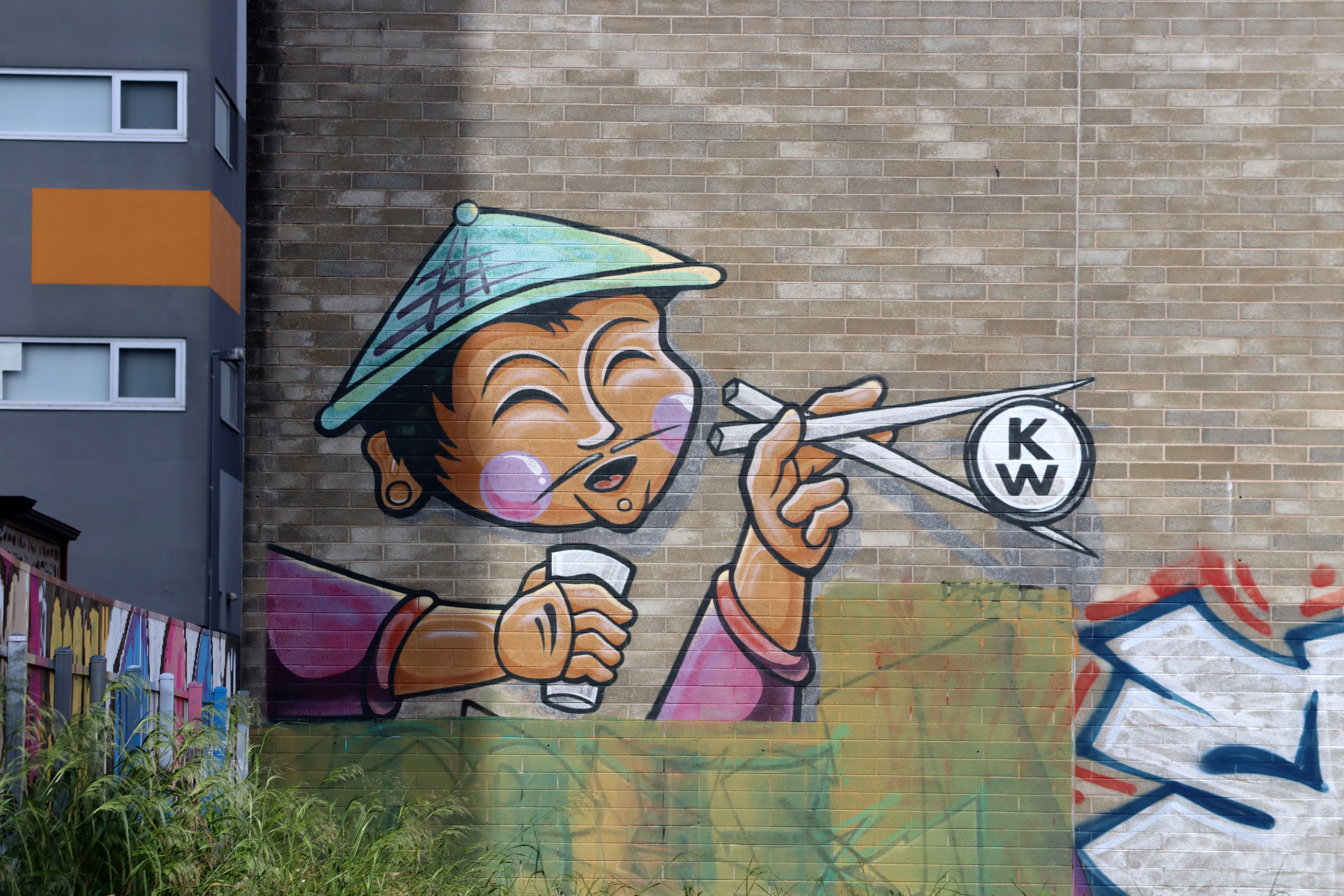 Kenny Wang by Gary Seaman | Street Art NSW
