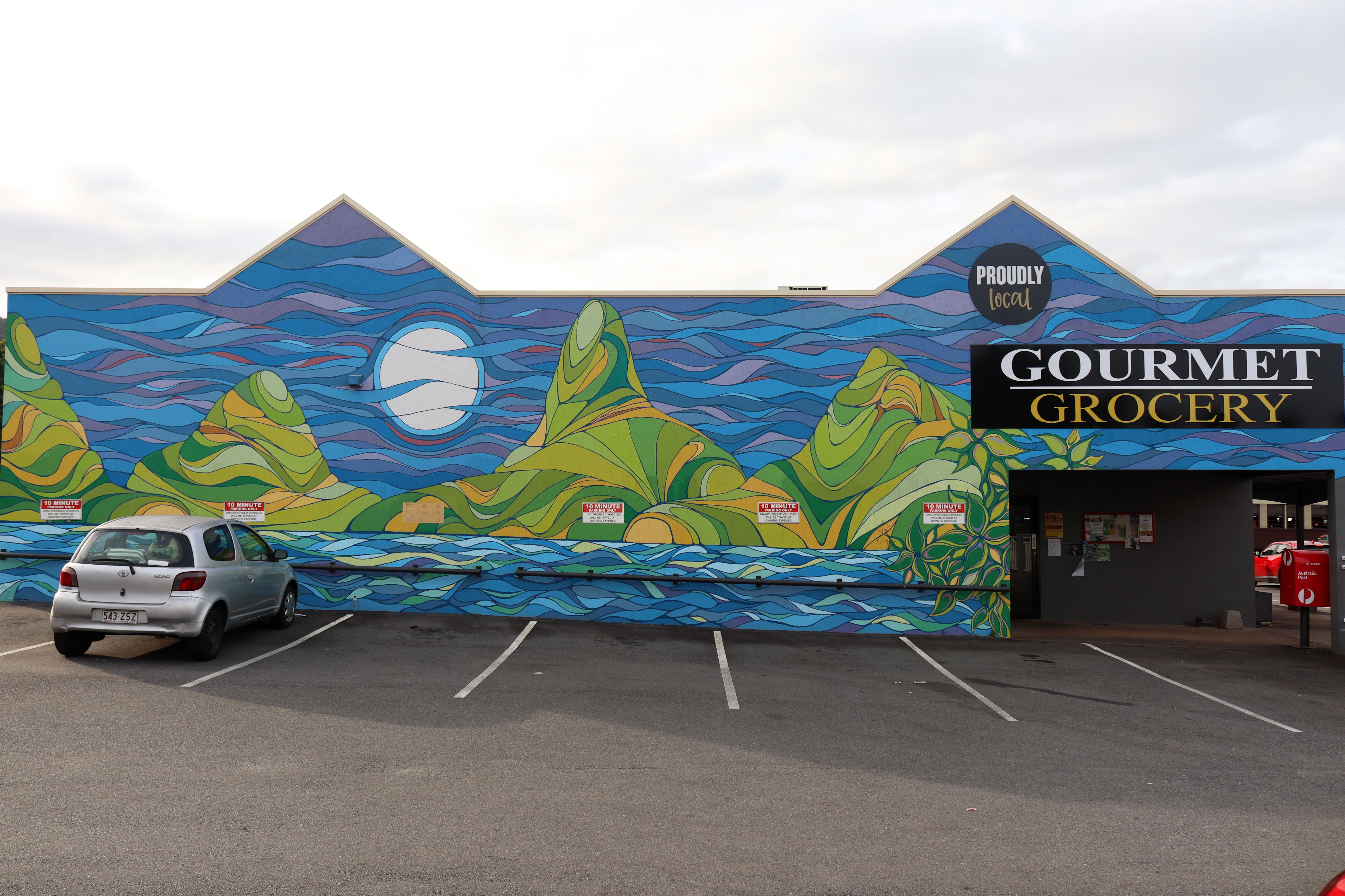 Jungara Moon by Rick Beresford | Street Art NSW