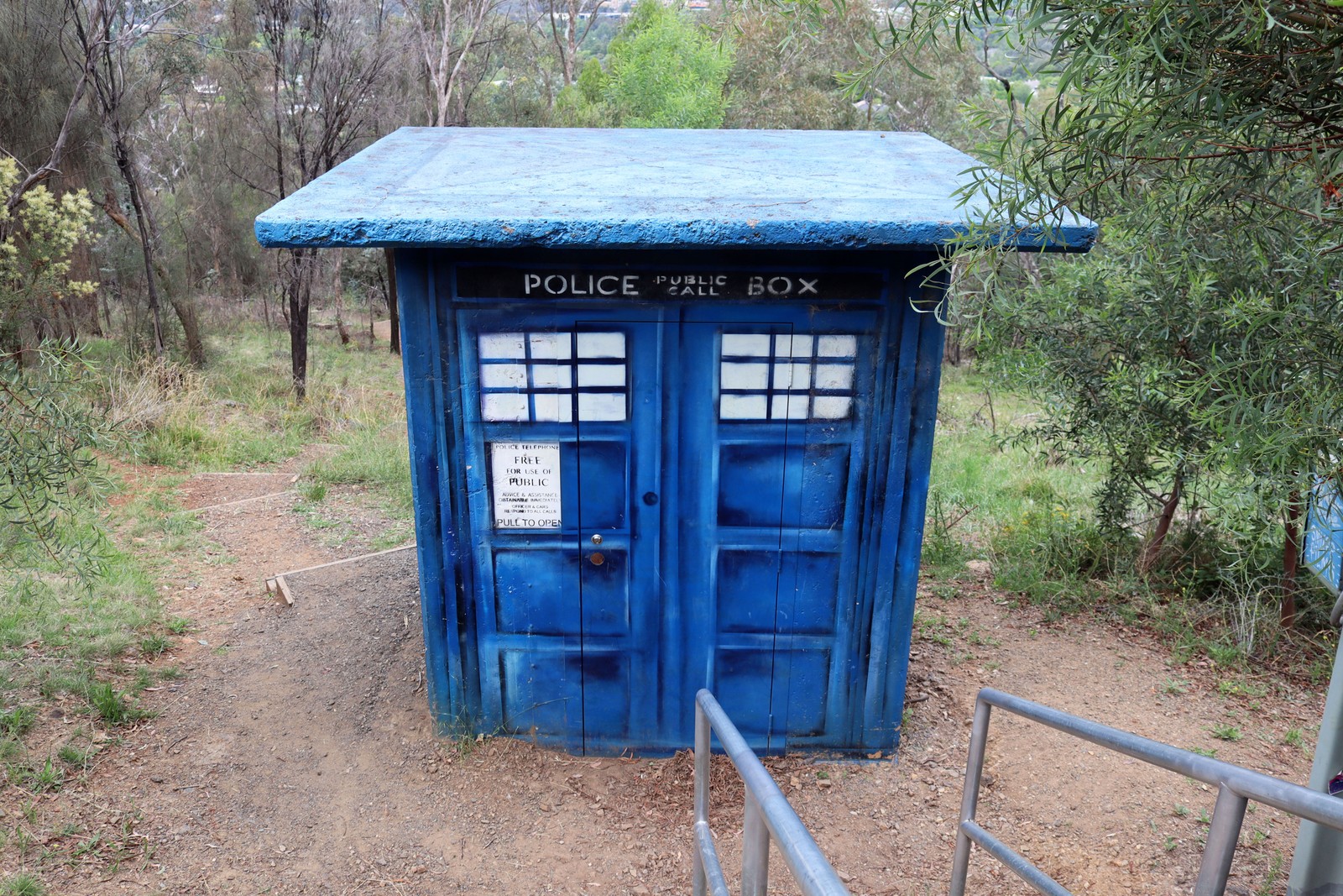 Dr Who Tardis Box by GraffikPaint | Street Art NSW