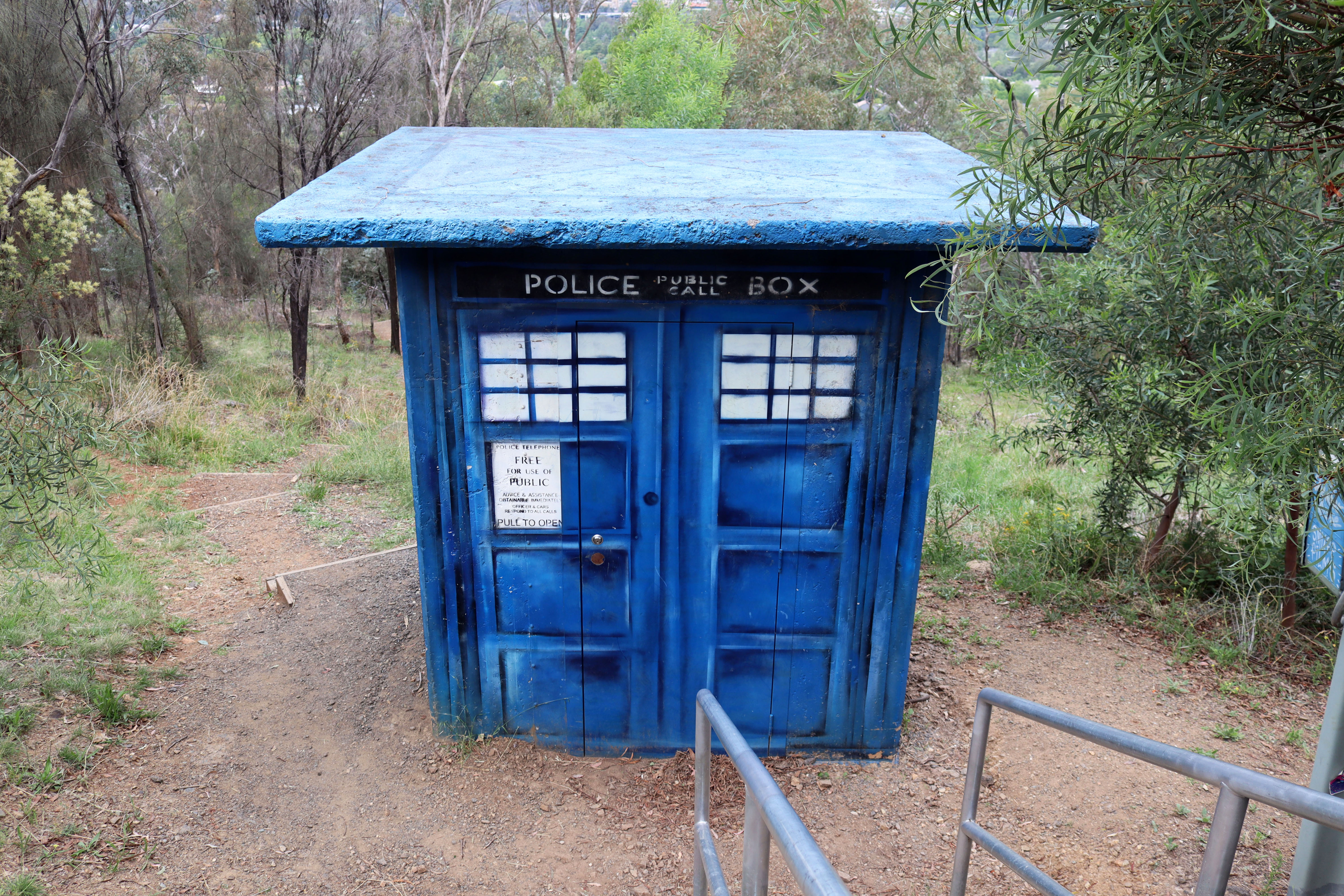 Dr Who Tardis Box by GraffikPaint | Street Art NSW