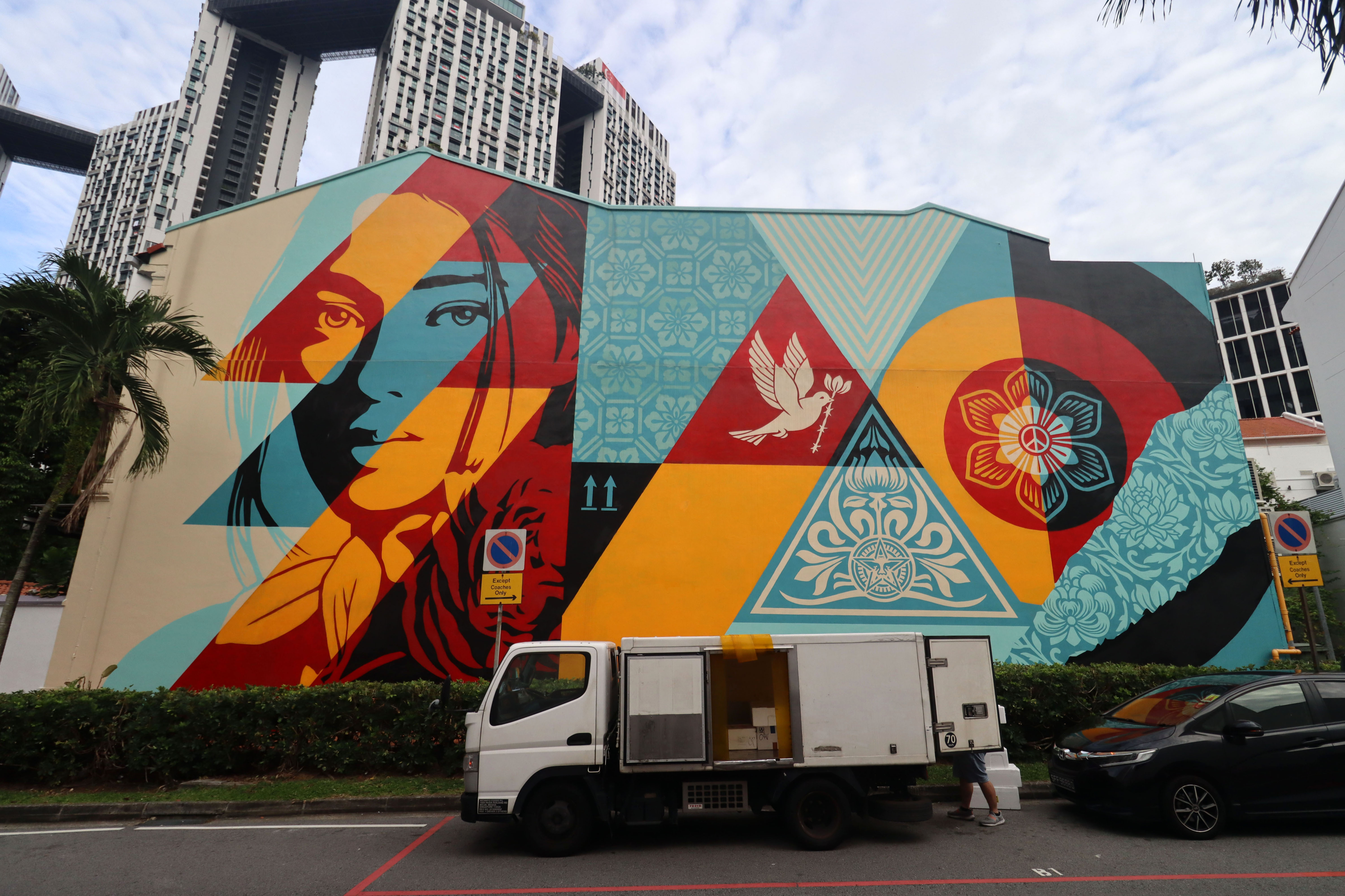 Mosaic of Peace and Harmony by Shepard Fairey | Street Art NSW