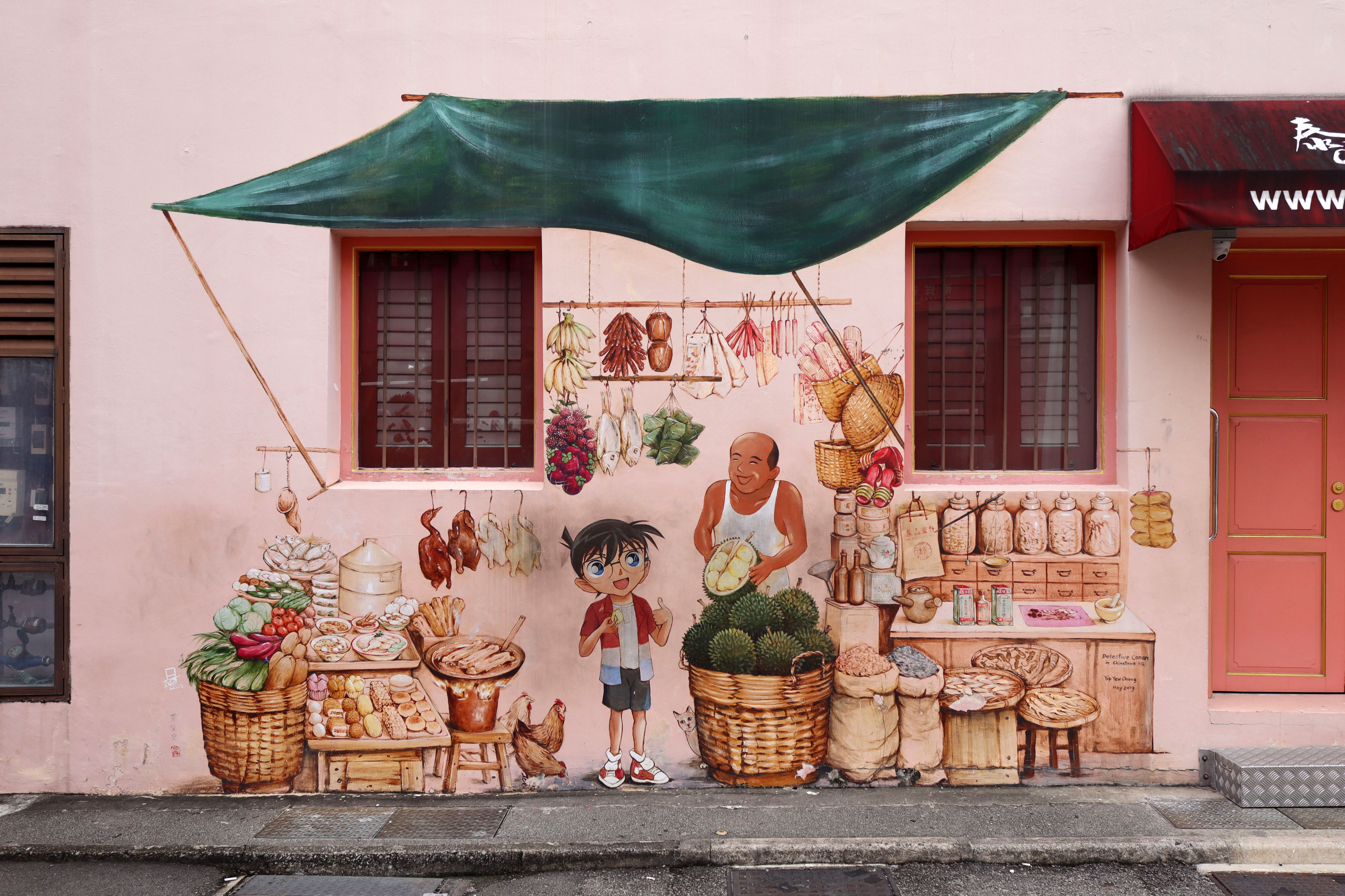 Detective Conan in Chinatown by Yip Yew Chong | Street Art NSW