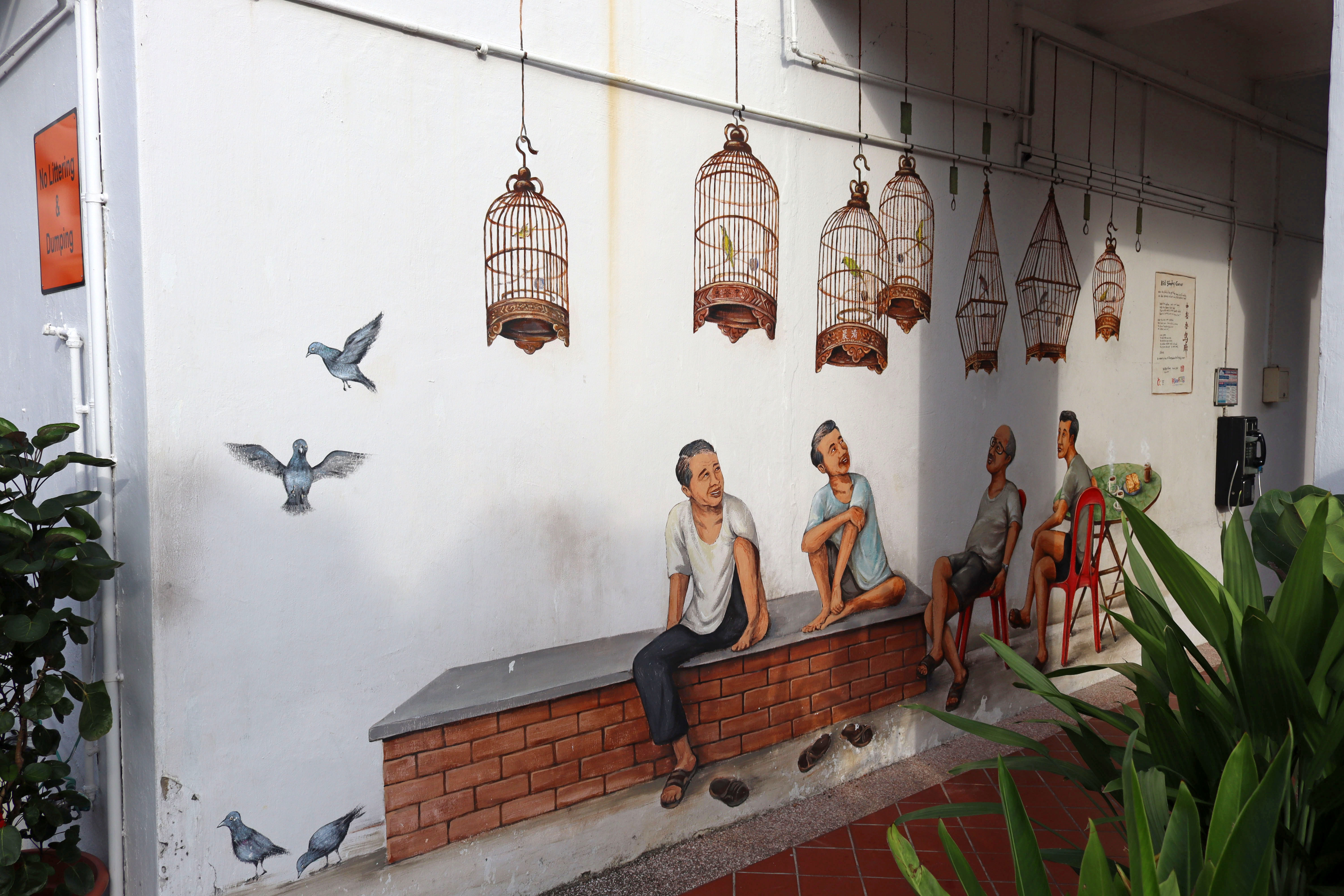 Bird Singing Corner by Yip Yew Chong | Street Art NSW