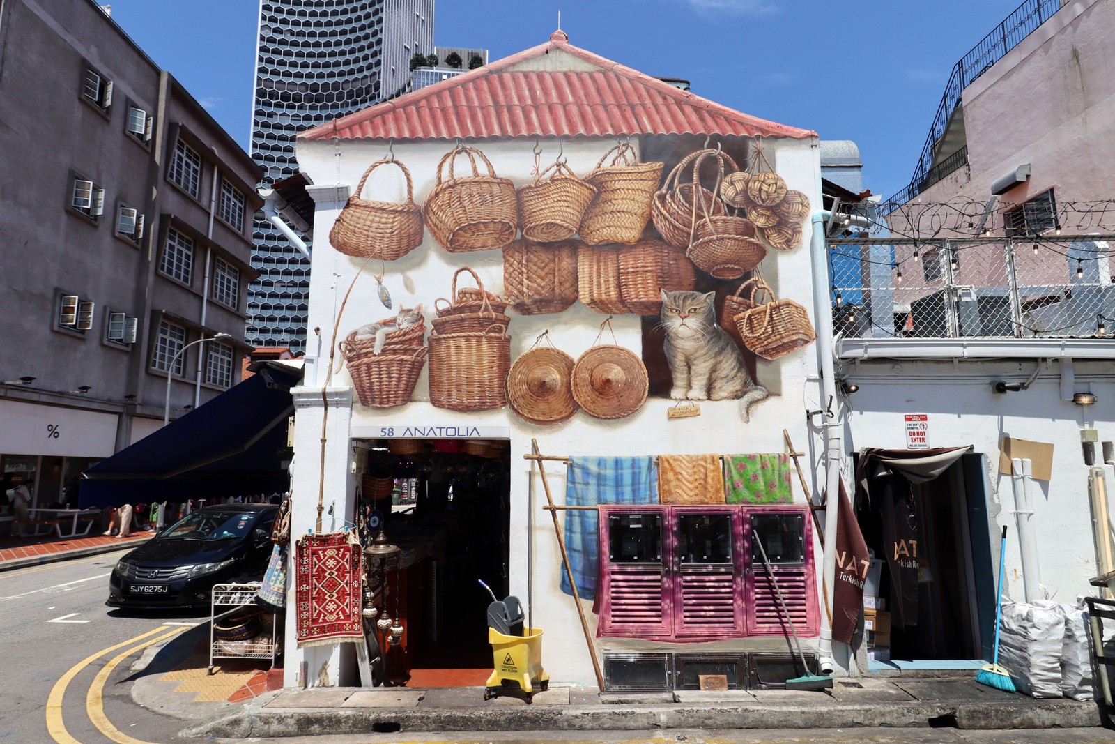 Kg Basket Shop by Yip Yew Chong | Street Art NSW