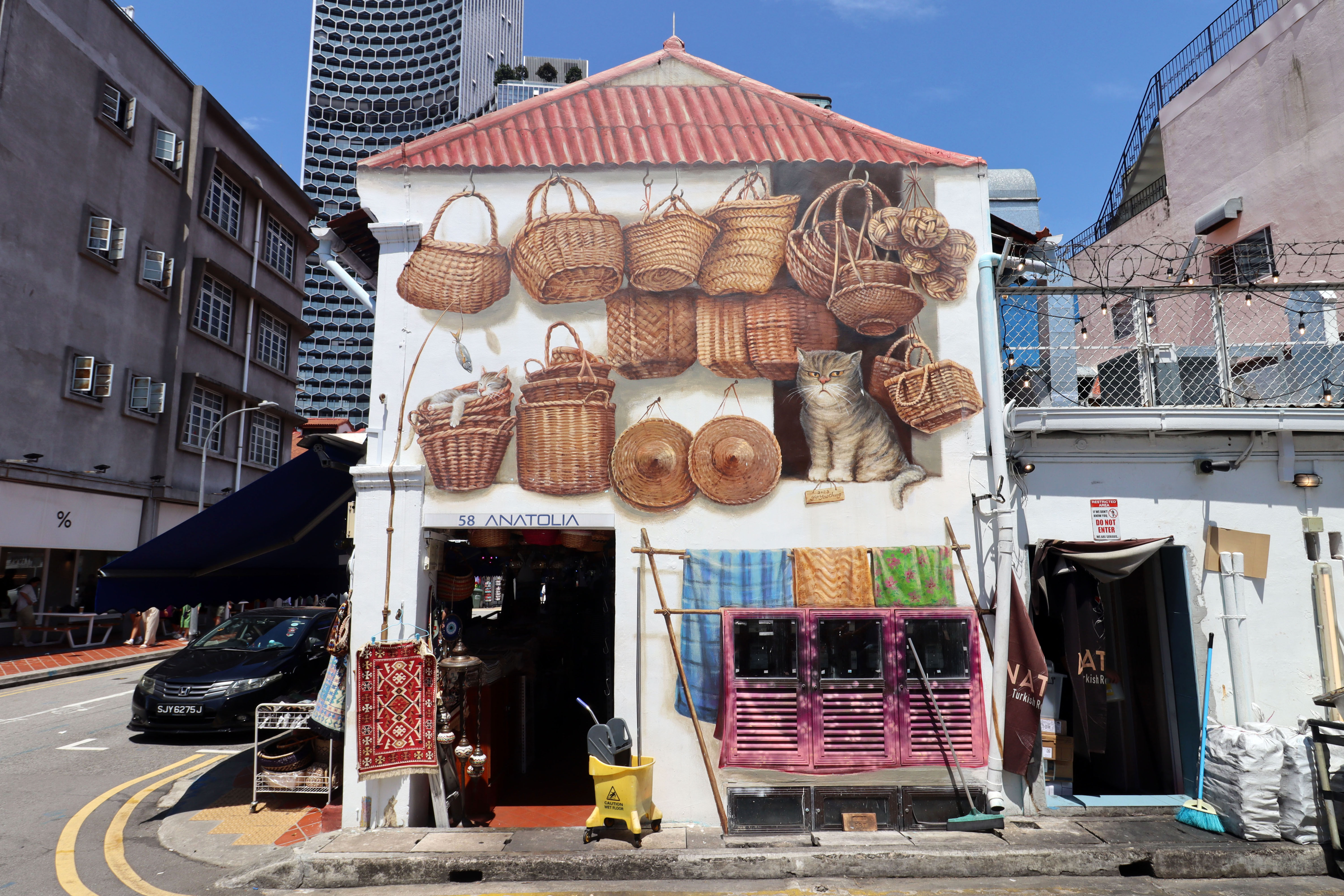 Kg Basket Shop by Yip Yew Chong | Street Art NSW