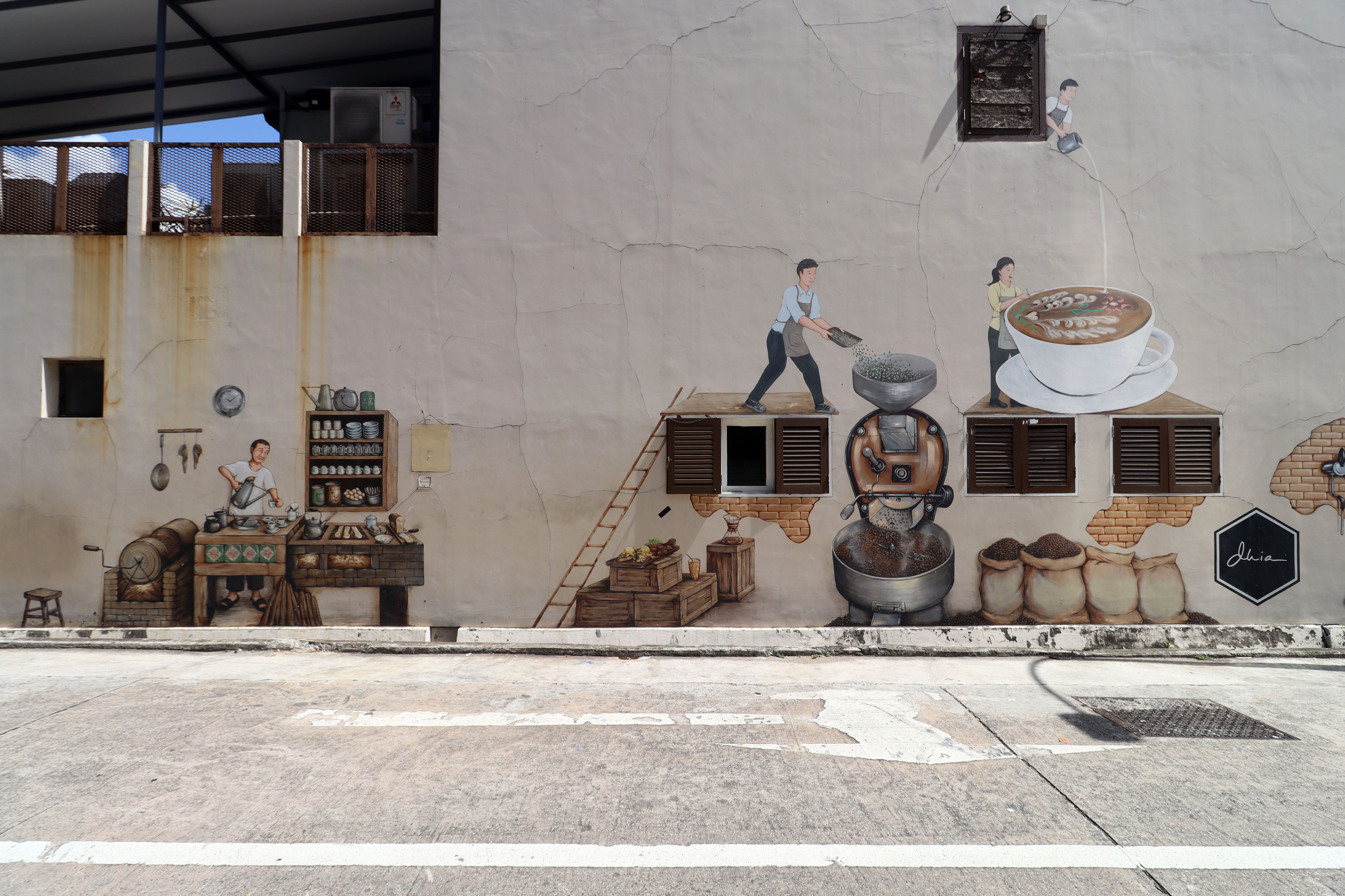 Coffee Story by Yip Yew Chong | Street Art NSW