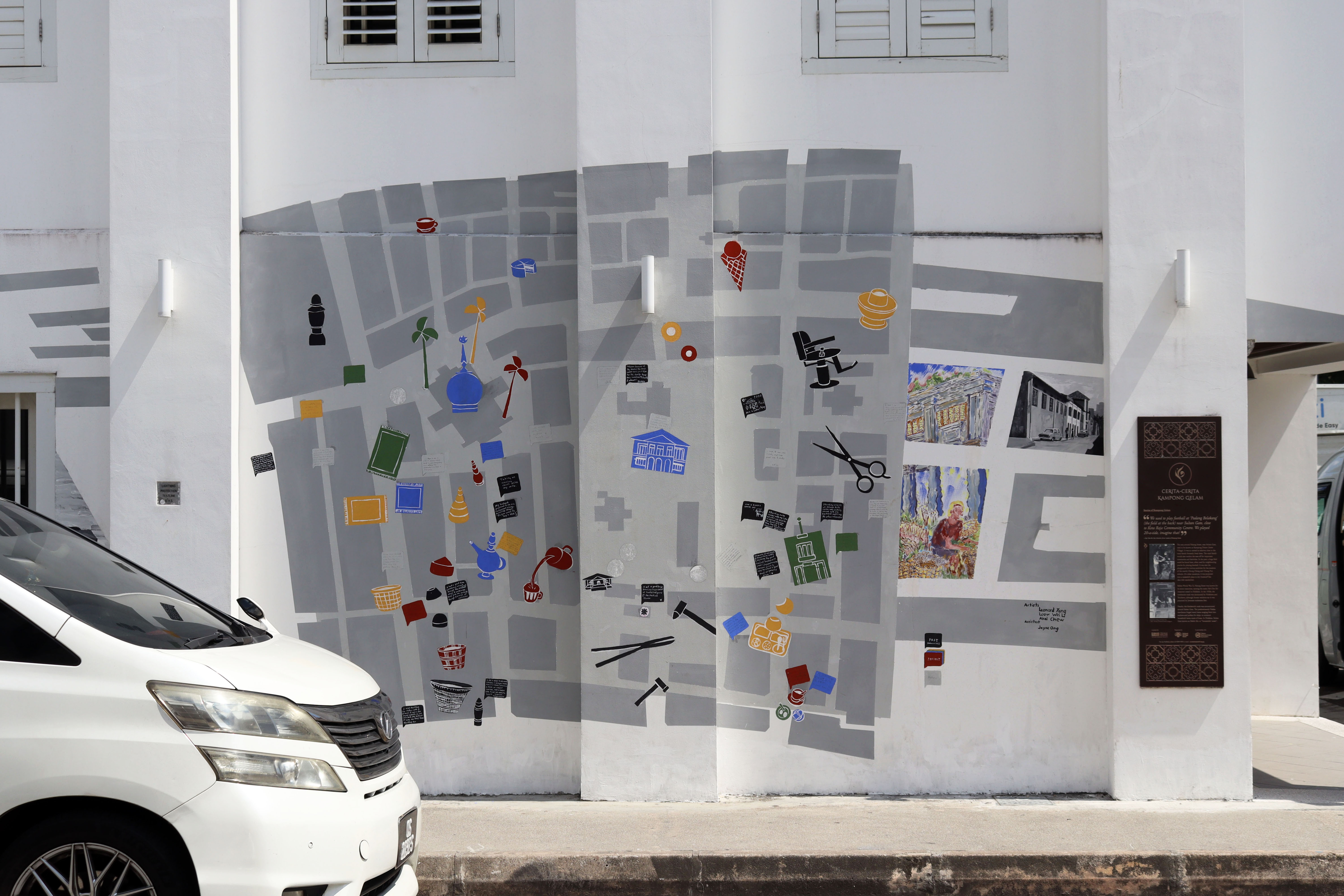Past (Memories), Present, Future by Leonard Yang | Street Art NSW