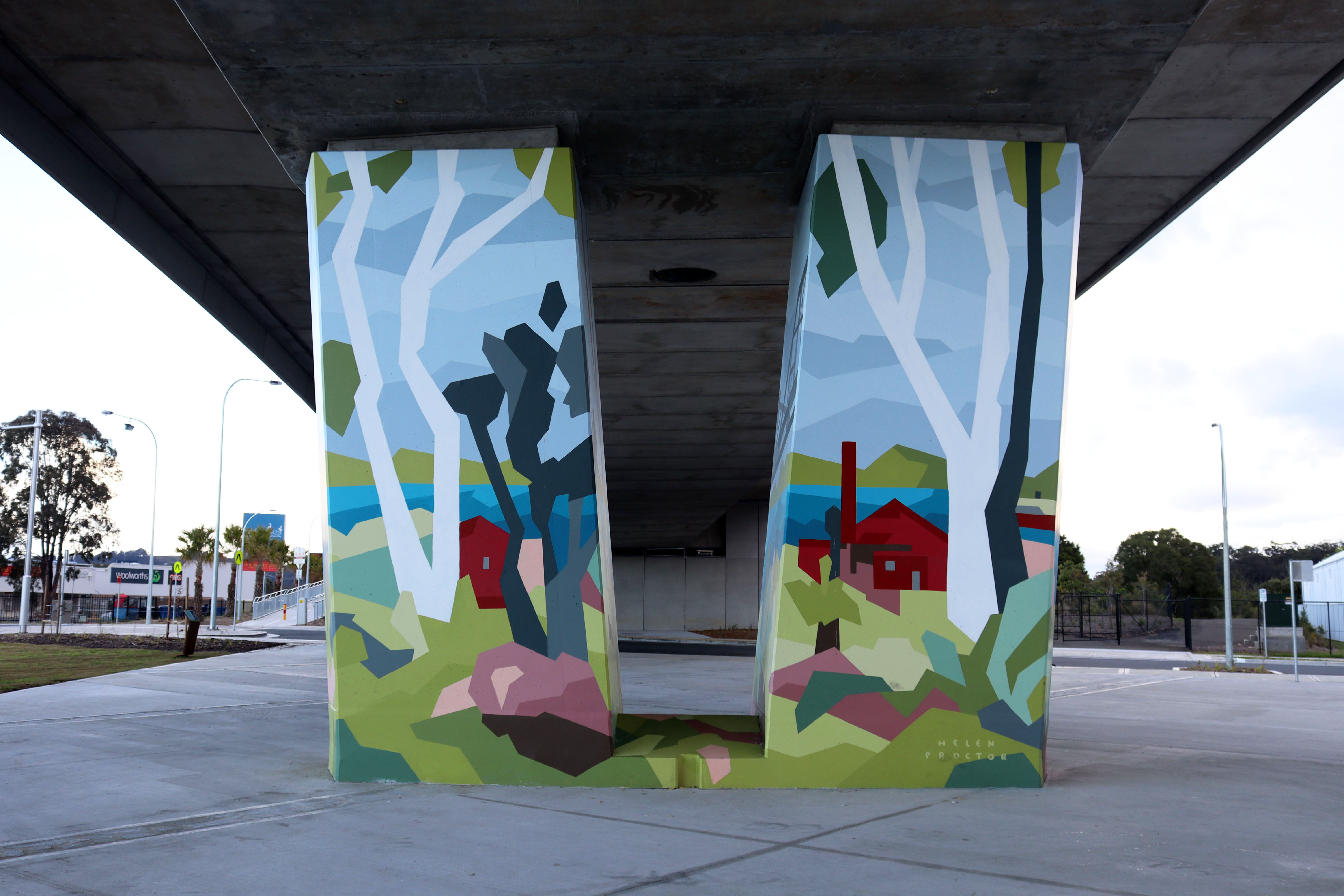 Time Across Ripples by Helen Proctor | Street Art NSW