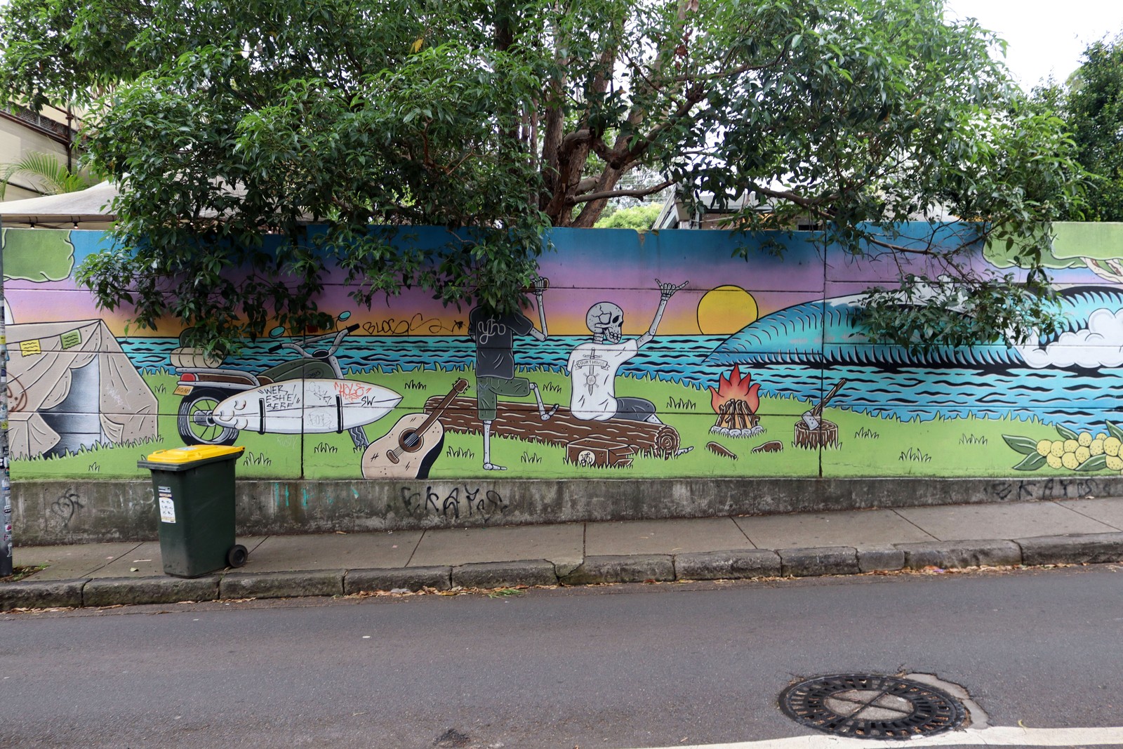 The Courty by Scotty Williams | Street Art NSW