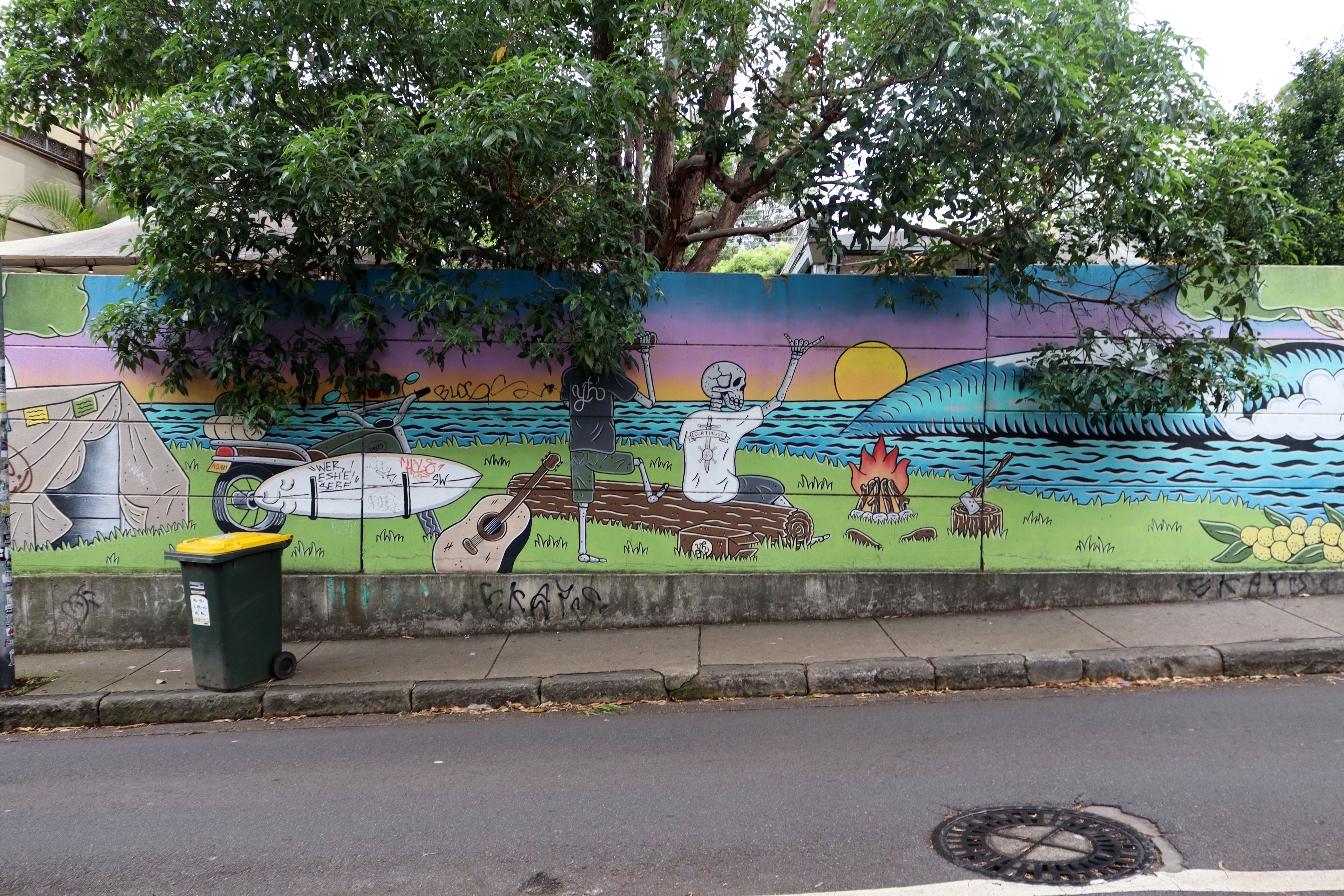 The Courty by Scotty Williams | Street Art NSW
