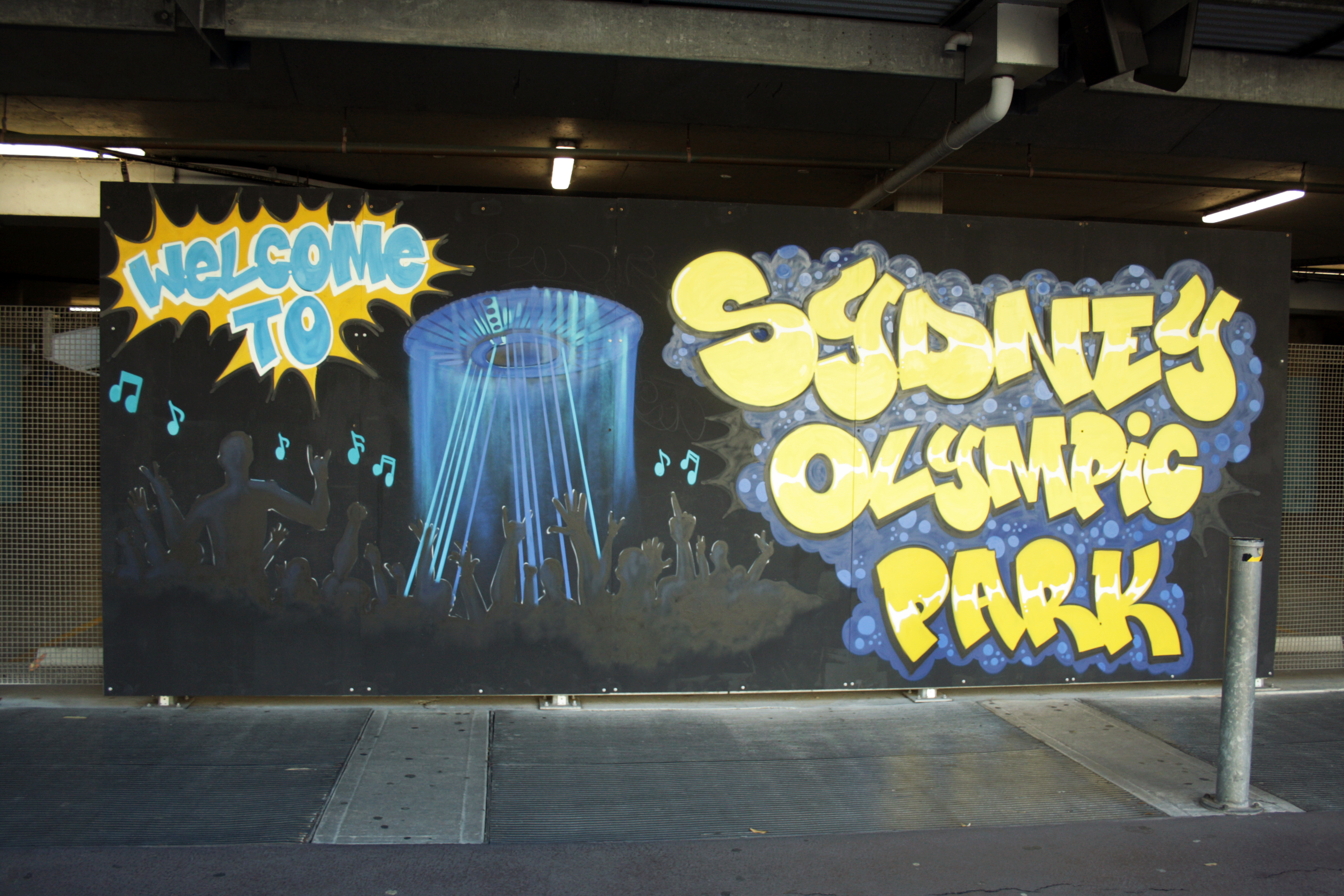 Welcome to Sydney OIympic Park | Street Art NSW