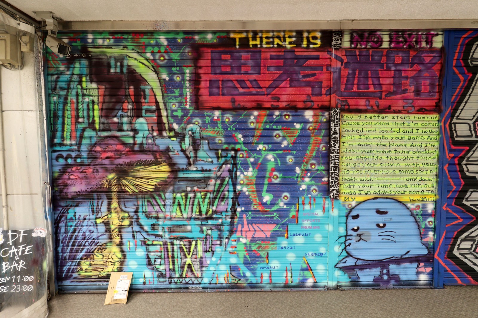 There Is No Exit/Black Cat by Snipe1 | Street Art NSW
