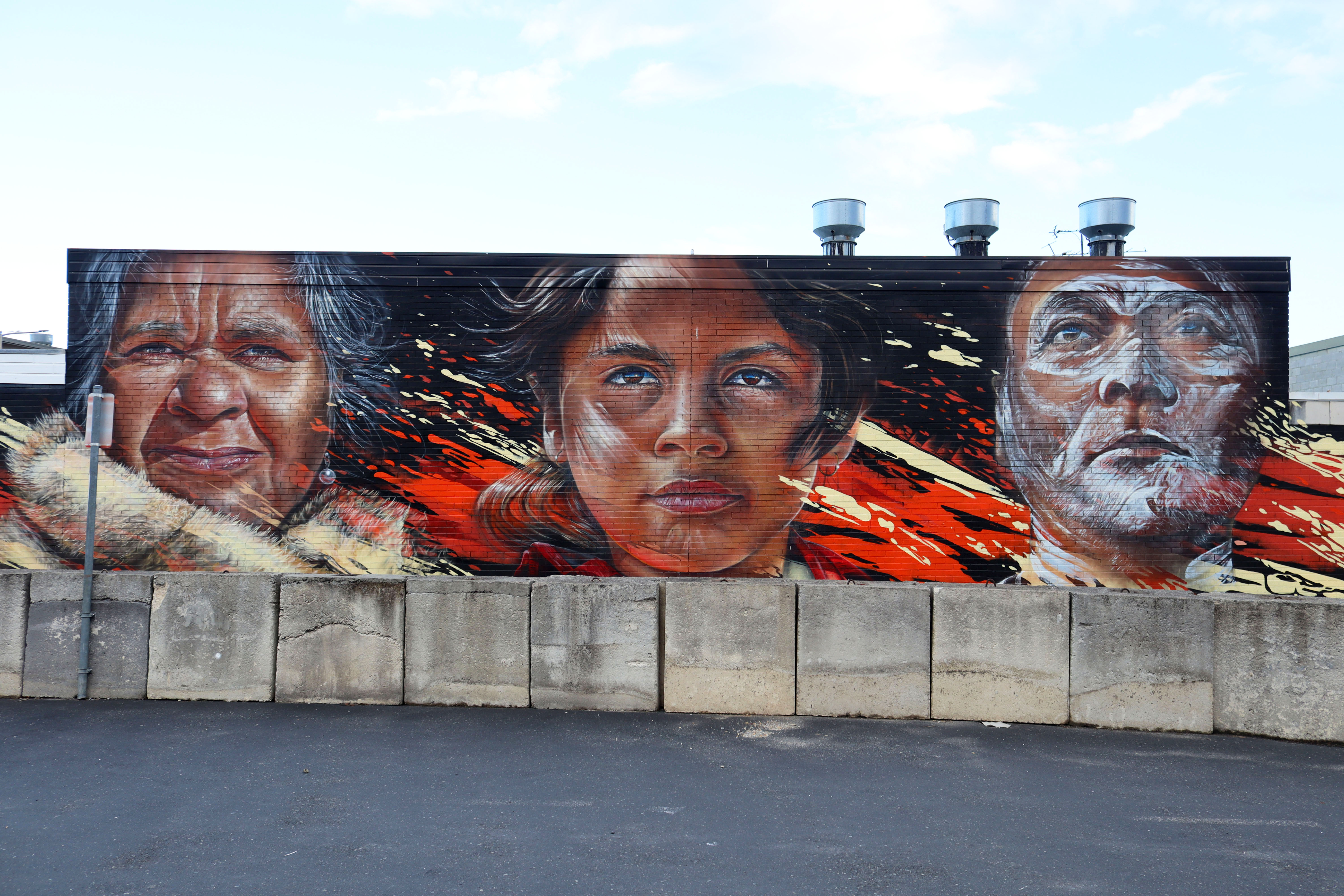 Tribute to Indigenous Leaders by Adnate | Street Art NSW