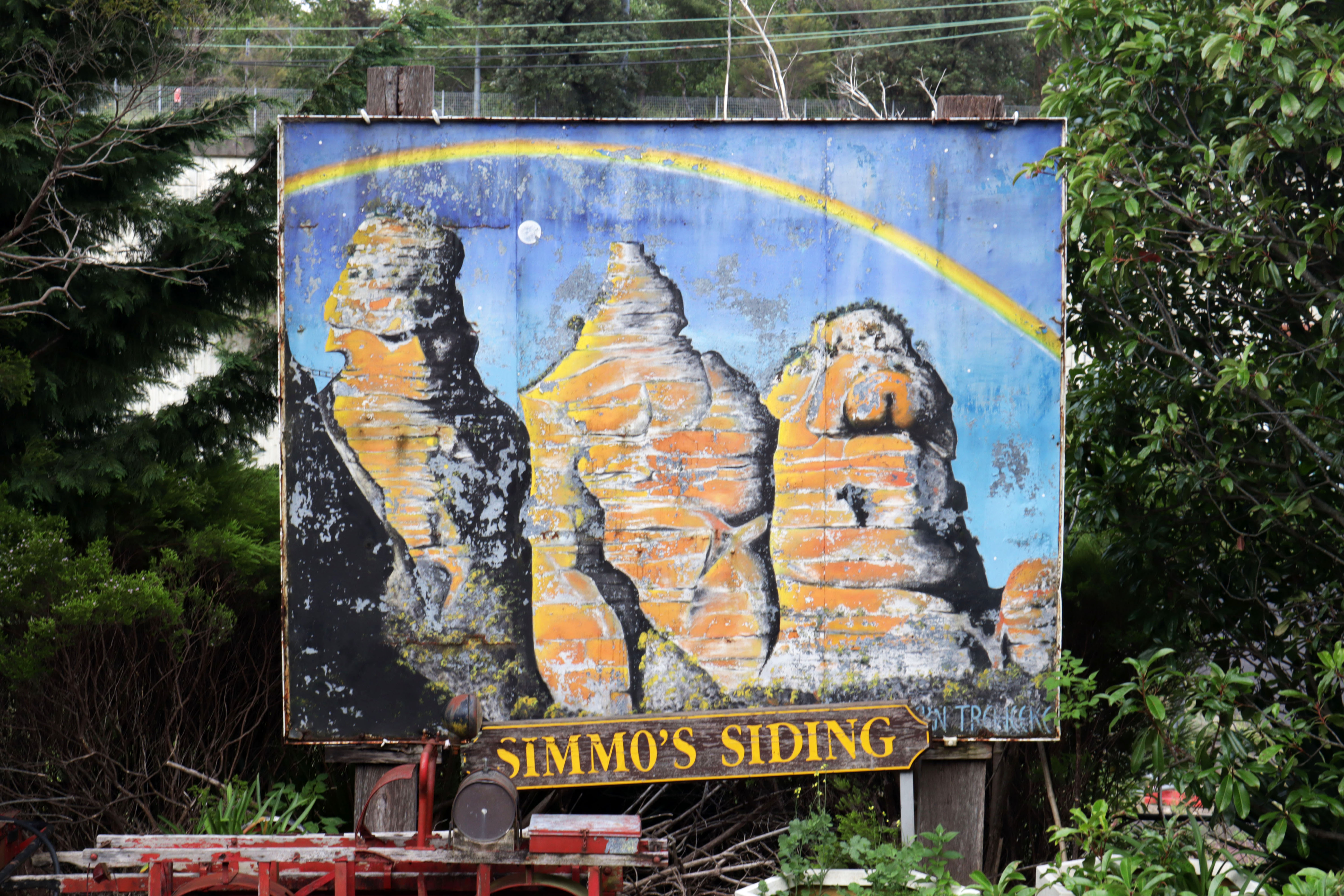 Simmo's Siding by Vernon Treweeke | Street Art NSW