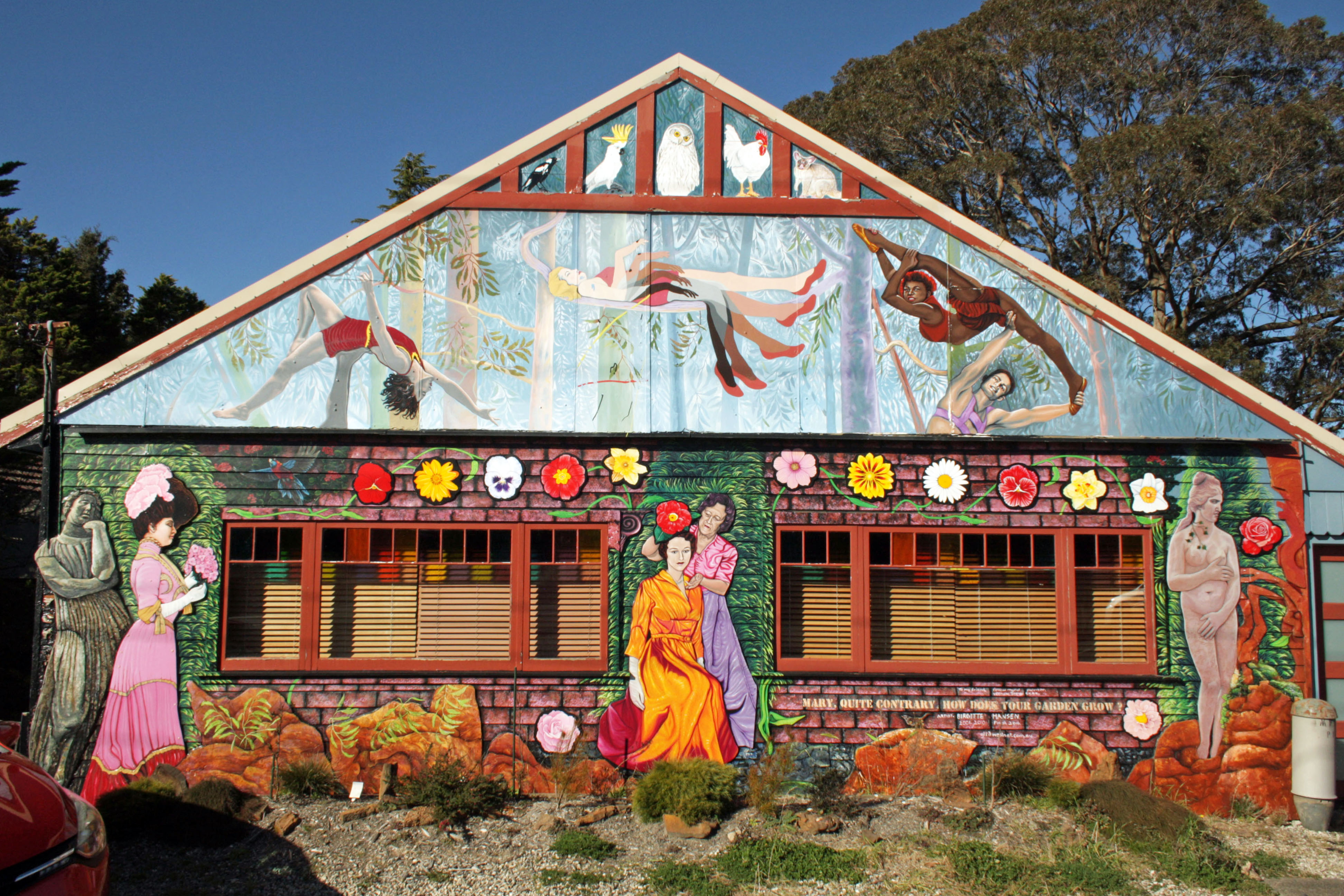 Mary, Quite Contrary, How Does Your Garden Grow? by Birgitte Hansen | Street Art NSW